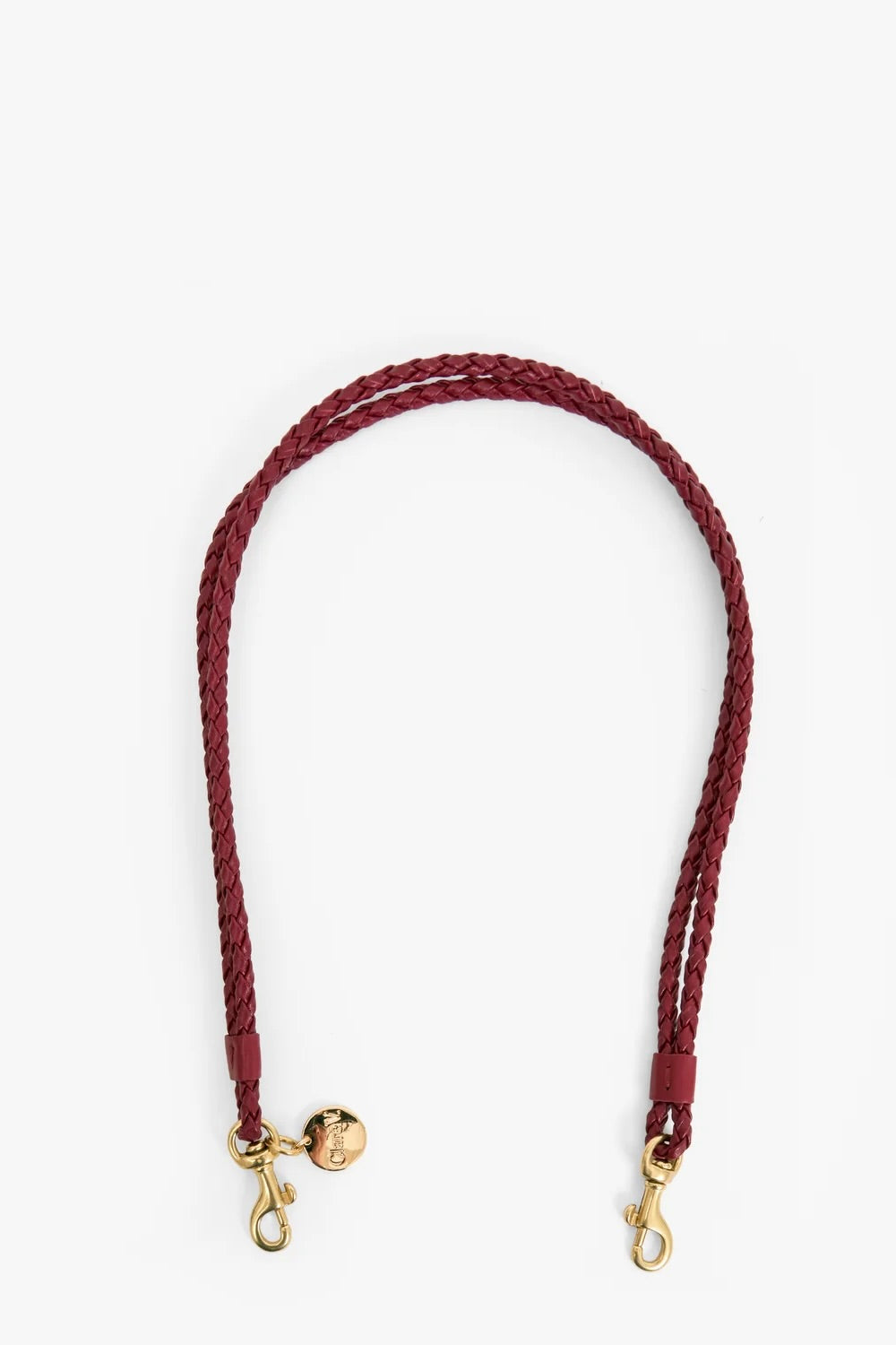 Petite Double Braid Shoulder Strap / Garnet