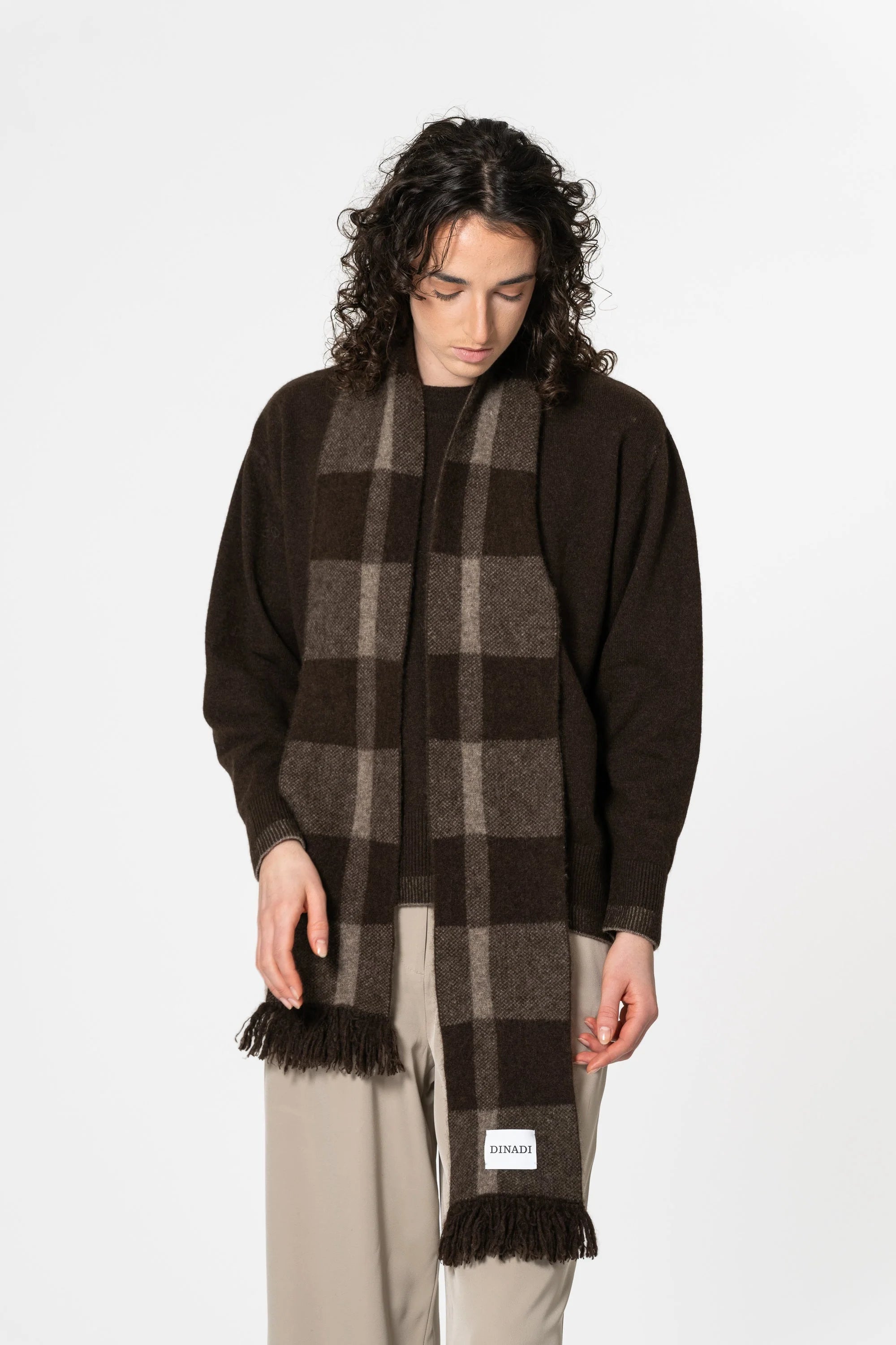 Dinadi Yak Plaid Scarf / Two Tone