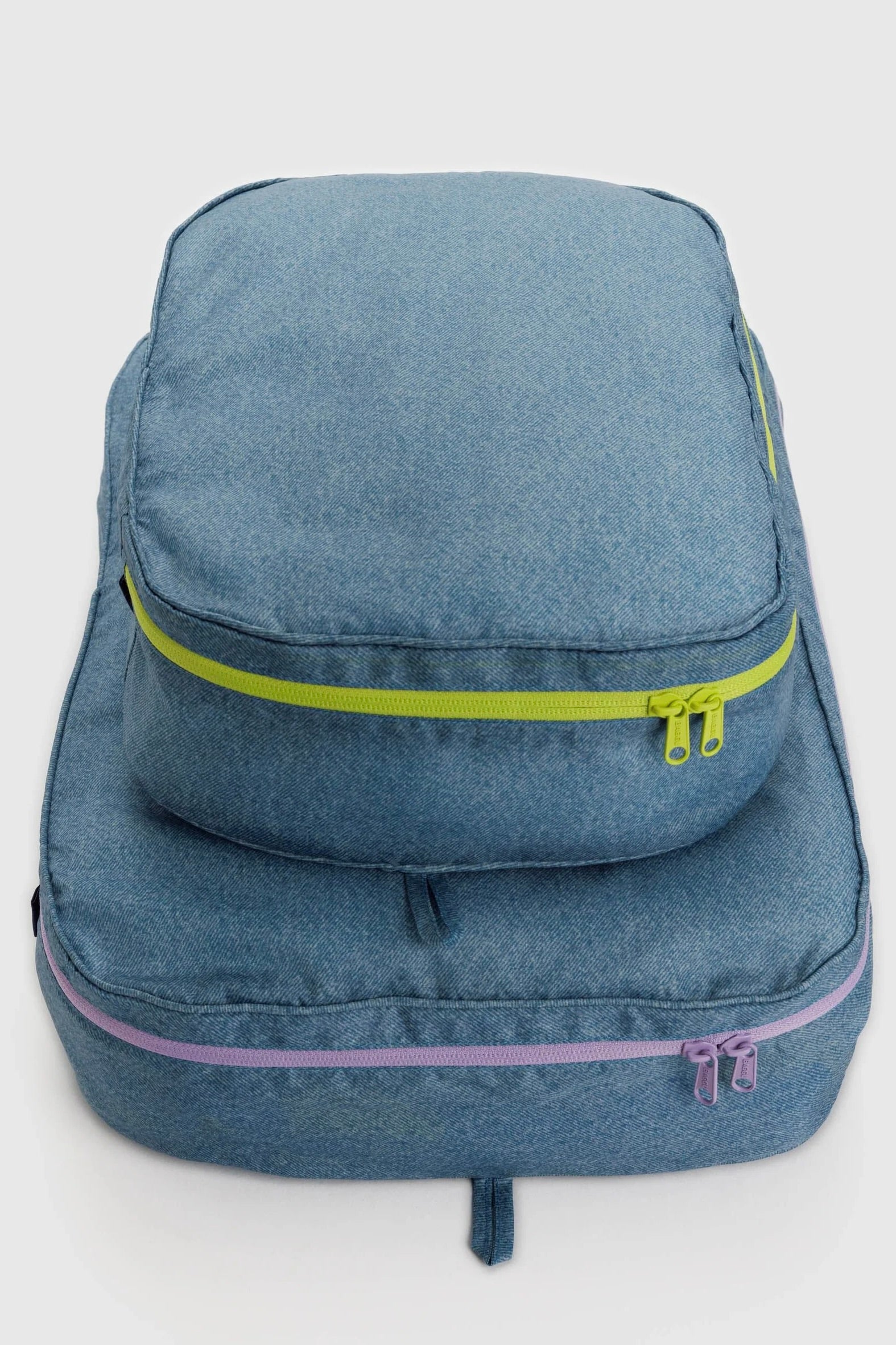 baggu Large Packing Cube Set / Digital Denim