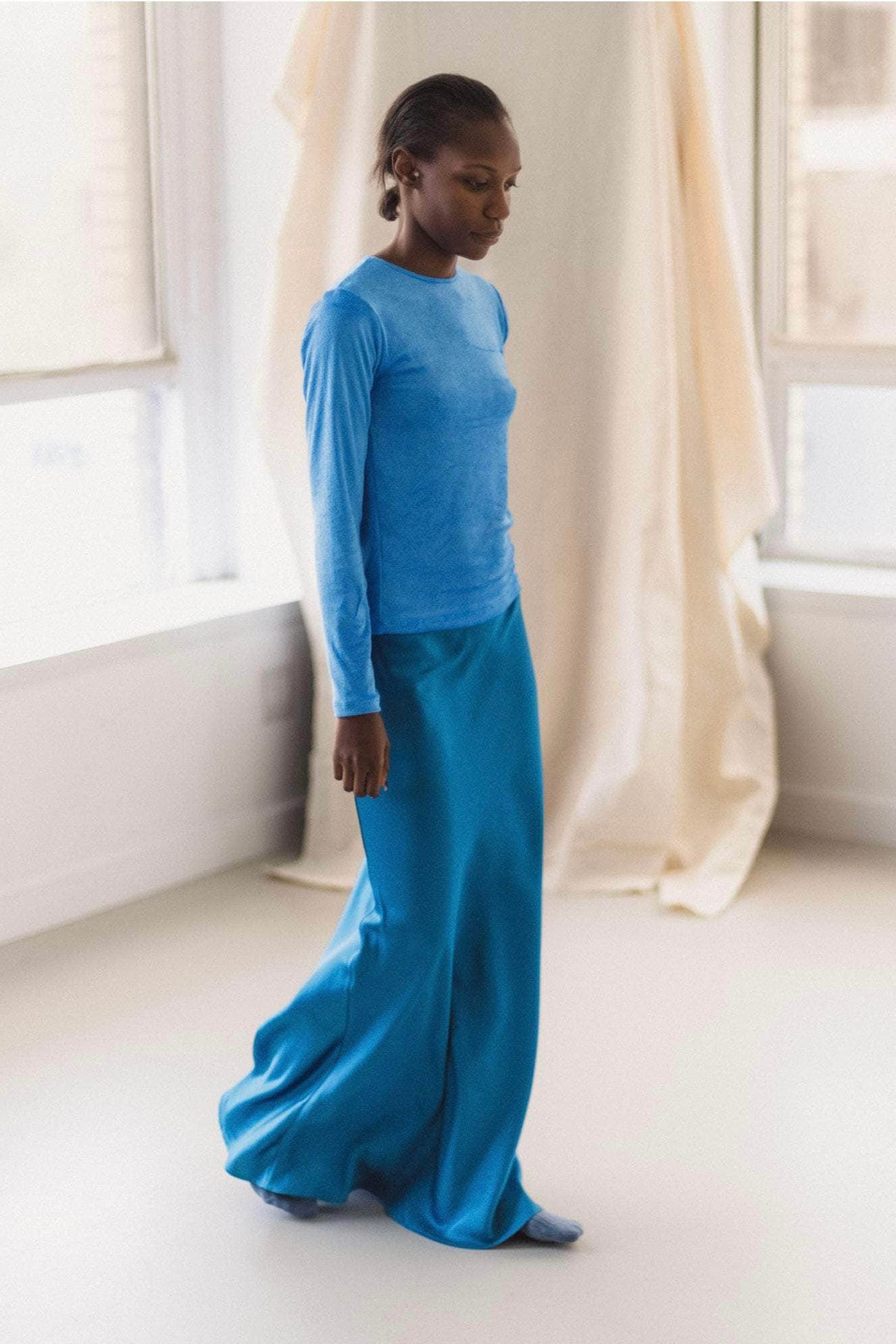 Baserange Omo Long Sleeve / Zinn Blue