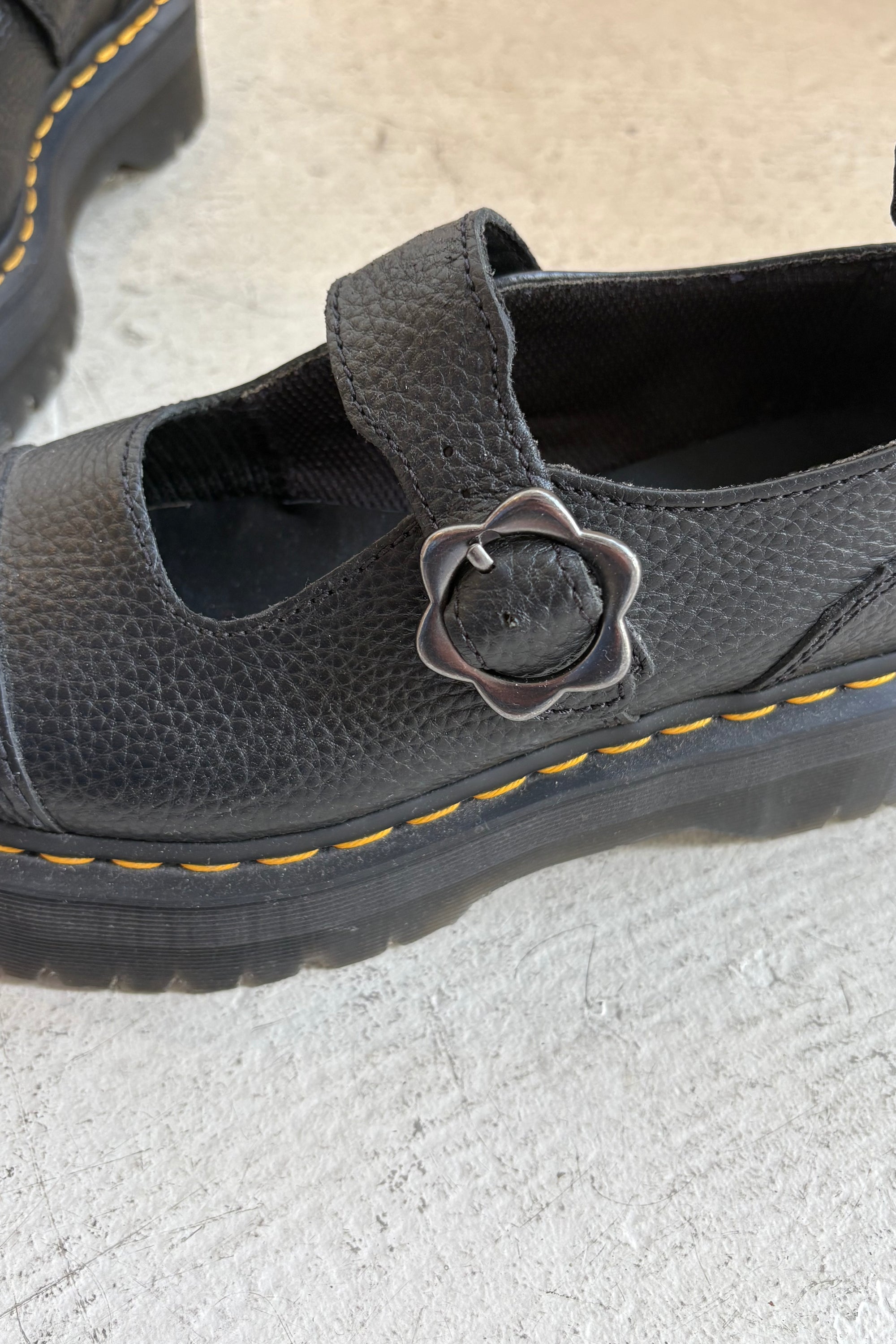 Pre-Loved / Doc Marten Addina Platform Mary Jane / Black / EU38