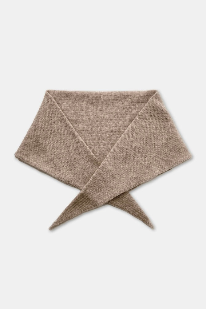 le bon shoppe cashmere bandana / toasted almond