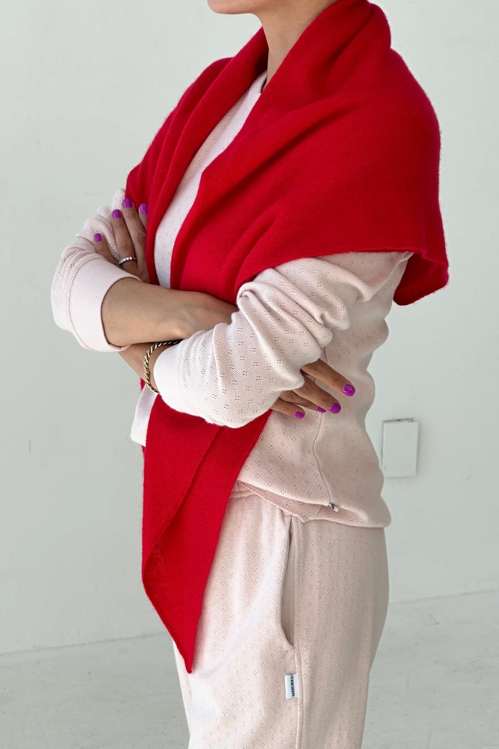 Cashmere Shawl / Red