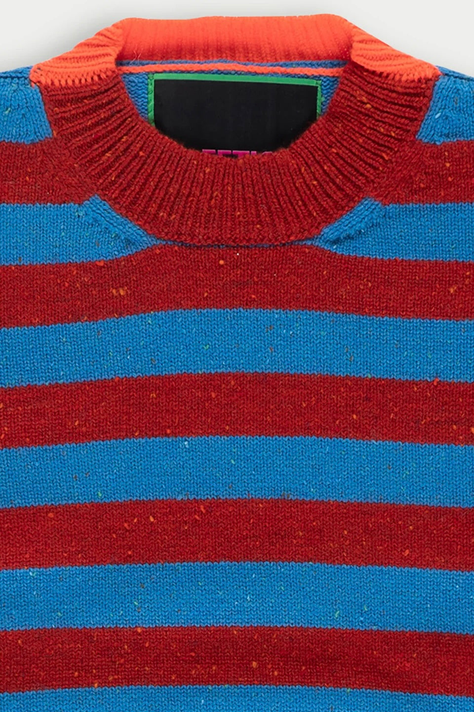 Leslie Loose Fit Sweater / Blue + Red