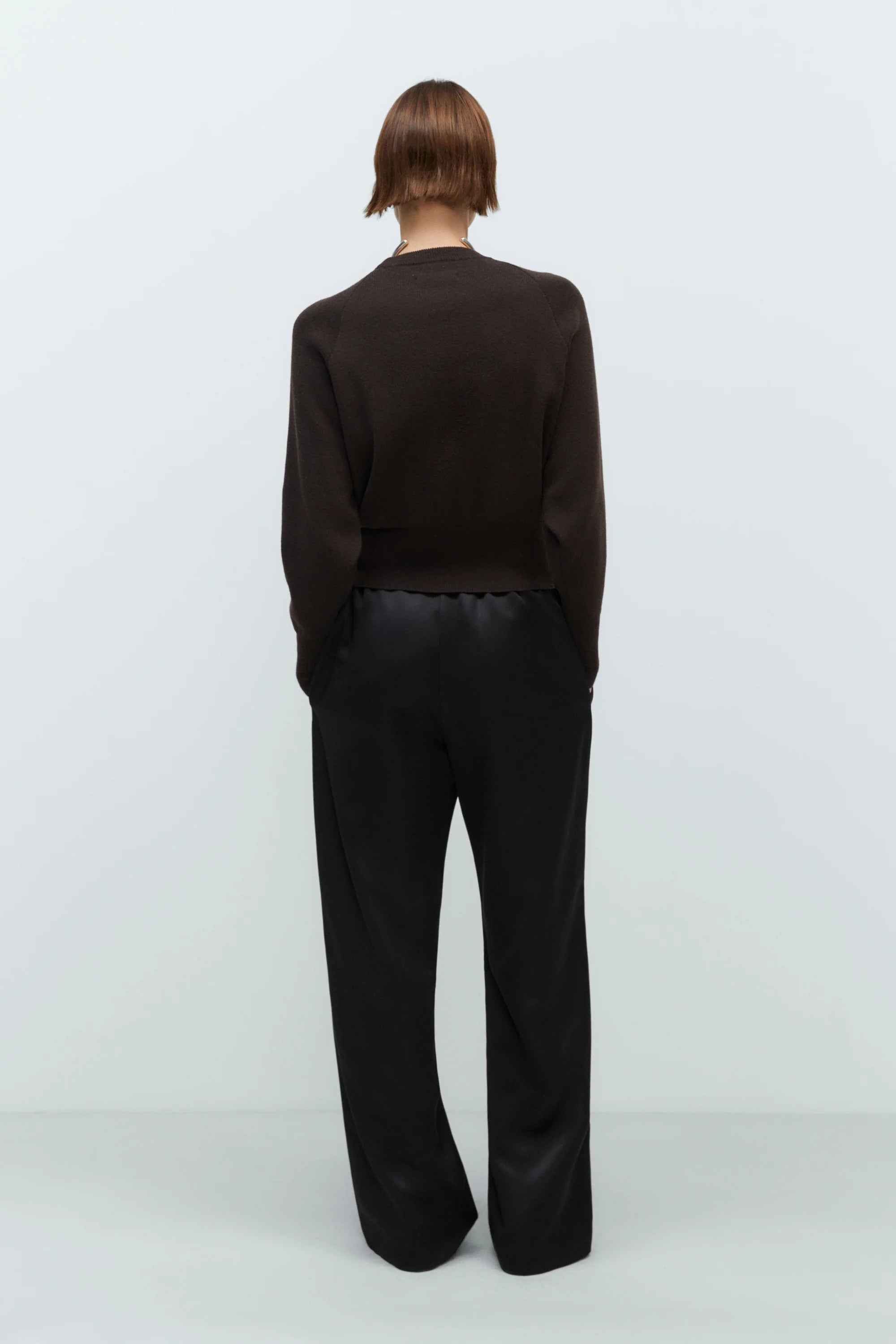 Cordera Merino and Cashmere Sweater / Brown