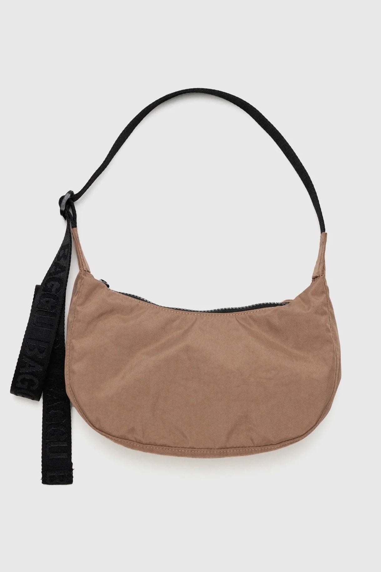 Small Nylon Crescent Bag / Cocoa
