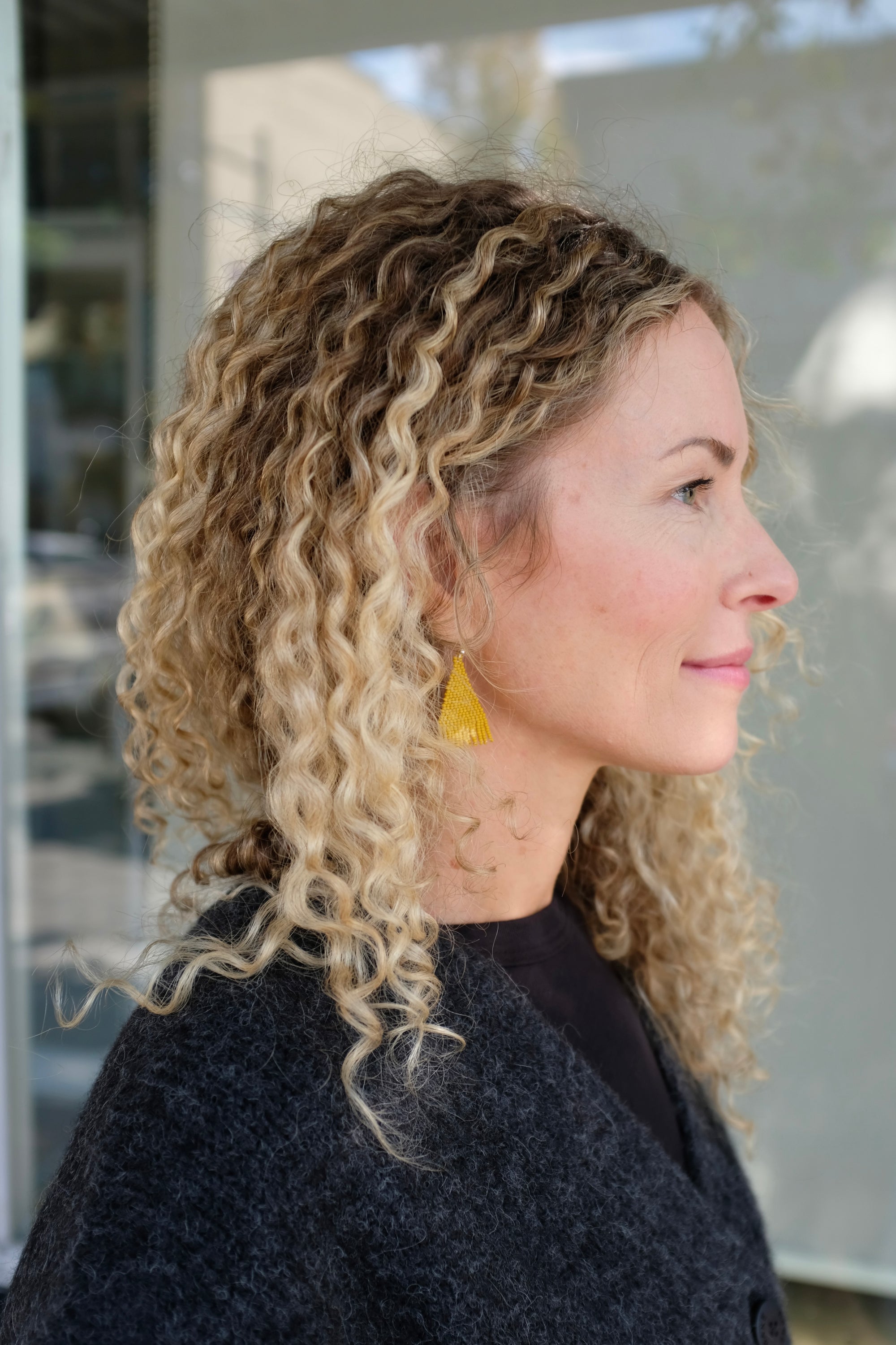 Patrick Earrings / Turmeric