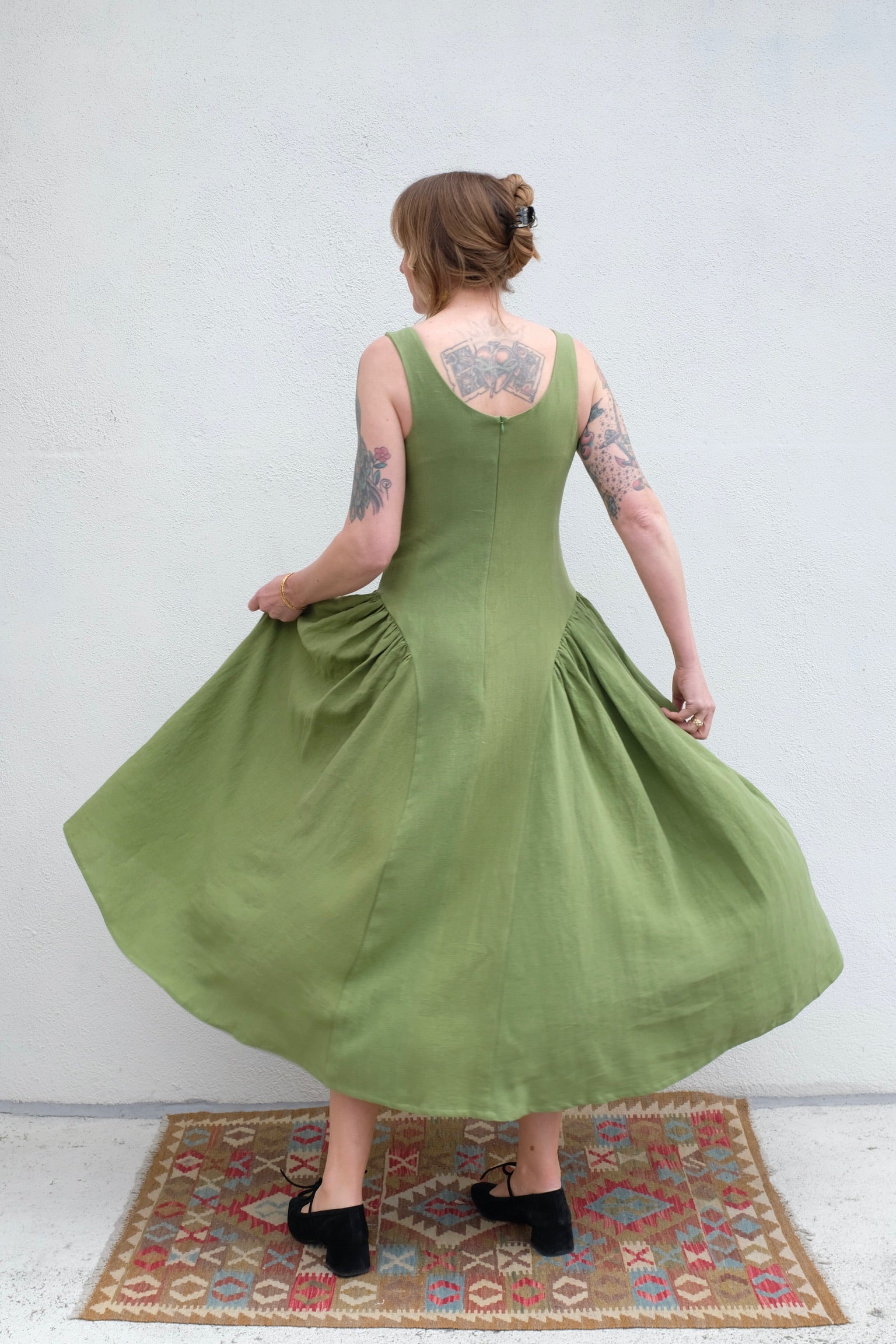 Eliza Faulkner Vivienne Dress / Green