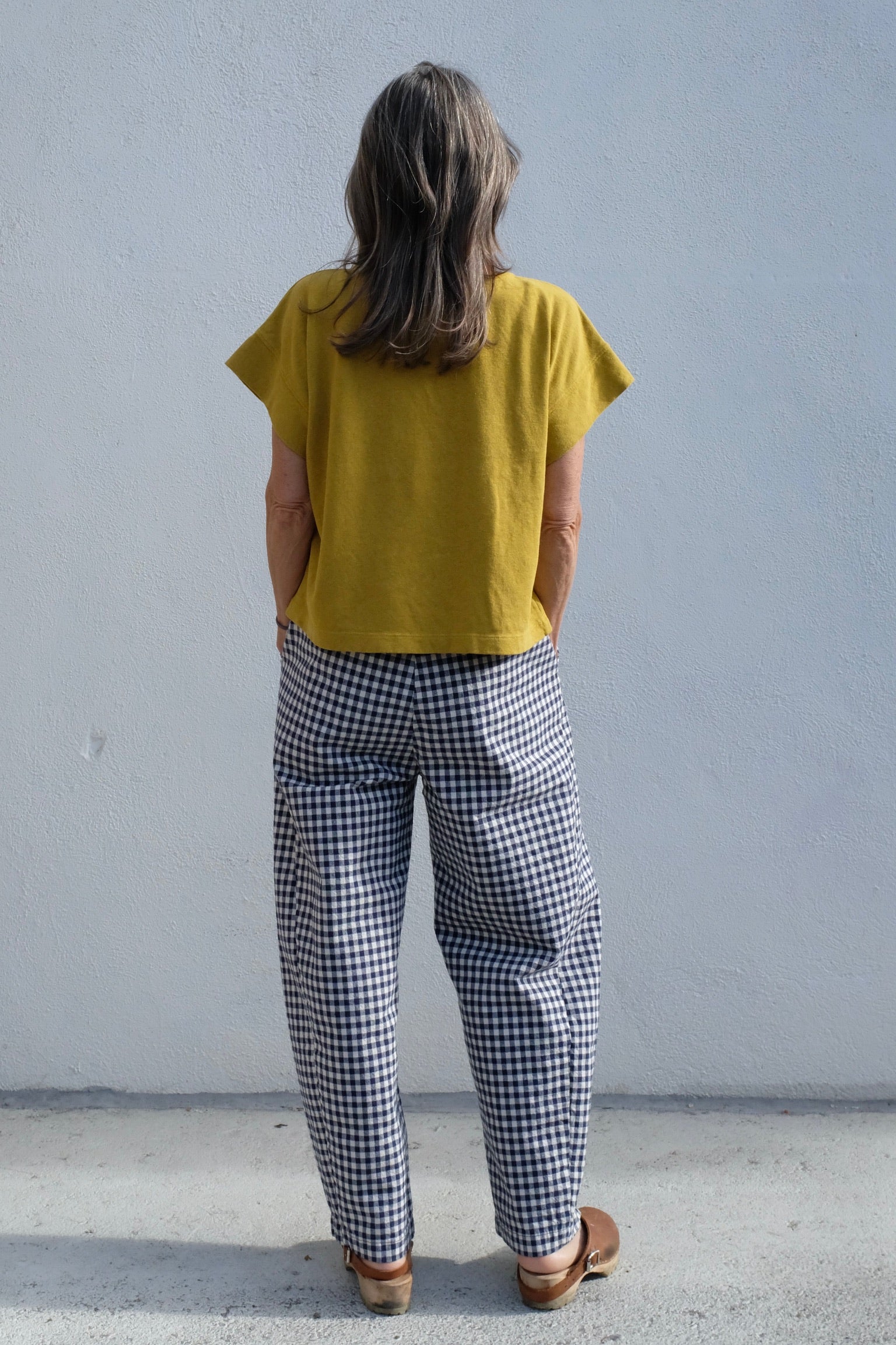 Le Bon Shoppe Arc Pant / Navy Gingham