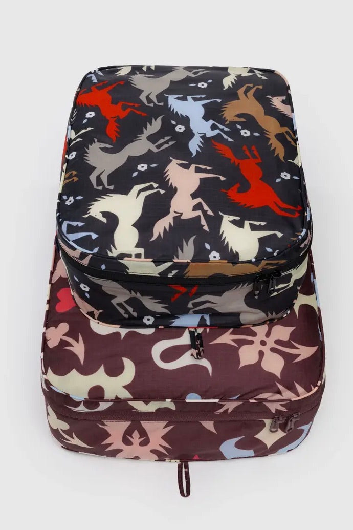  Baggu Large Packing Cube Set / Western Cut-Outs