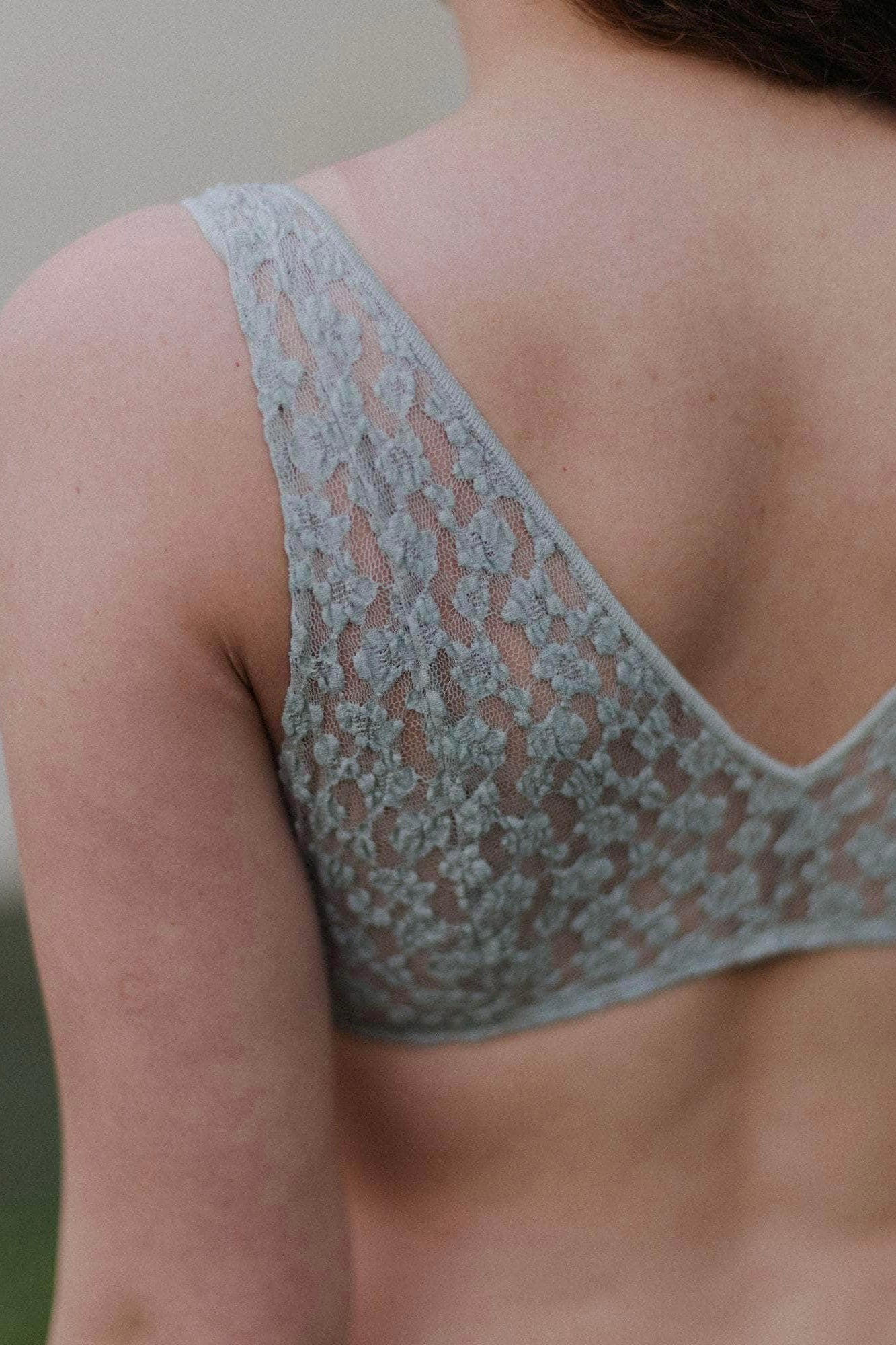 Baserange Crescent Bra / Conta Green