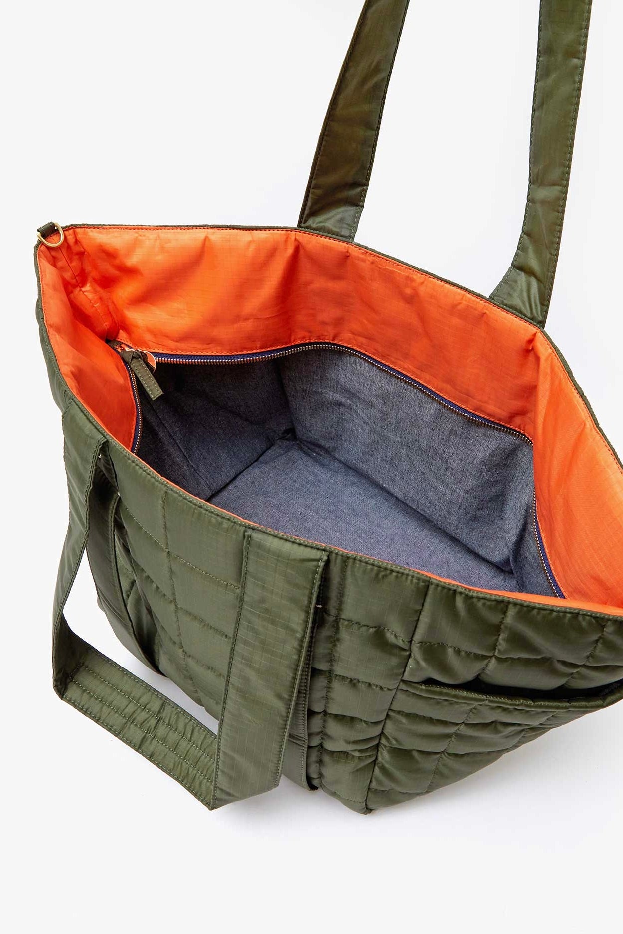 Le Box Tote Sportif / Army Quilted