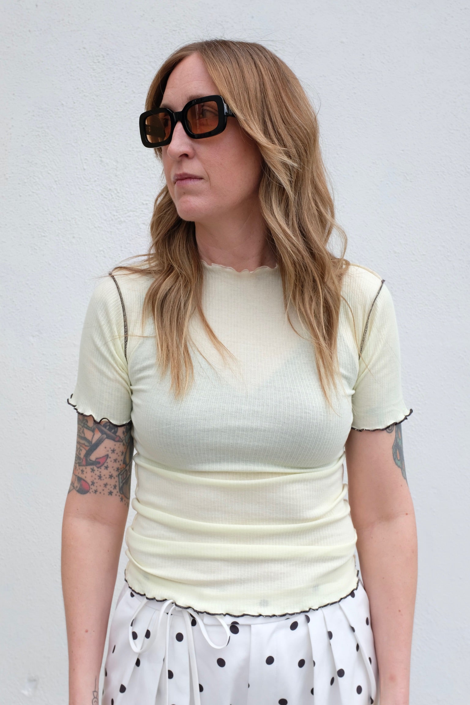 Baserange Vein Tee Shirt / Iguacu Lime