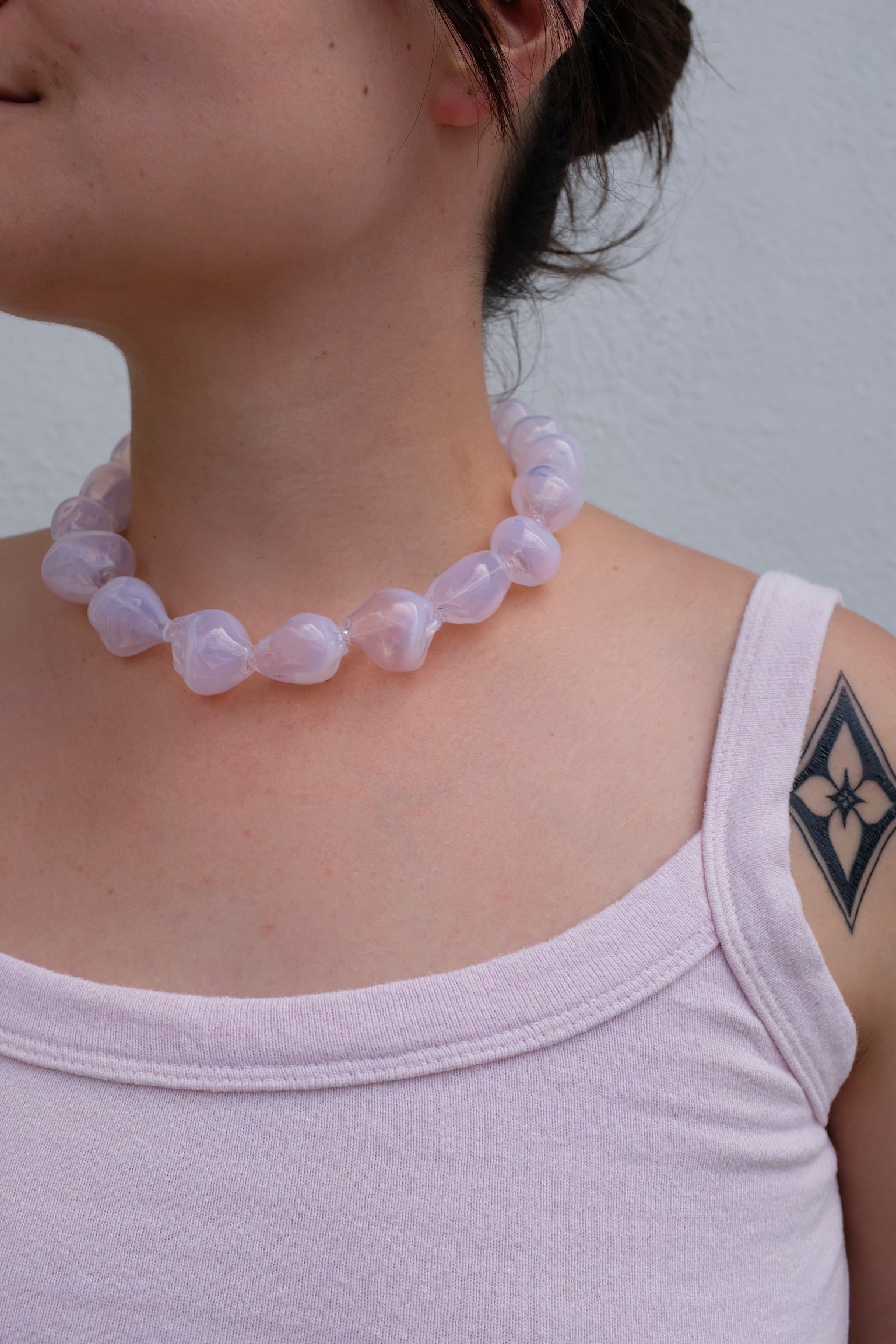 Maxi Bubble Necklace / Pink