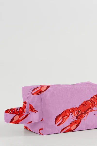 Baggu Dopp Kit / Pink Lobster
