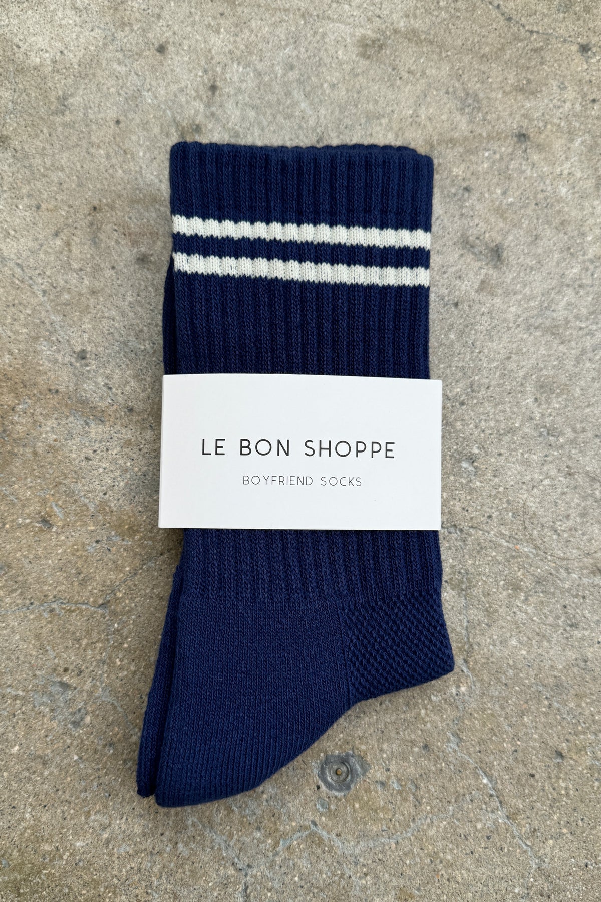 Le Bon Shoppe Boyfriend Socks / Navy