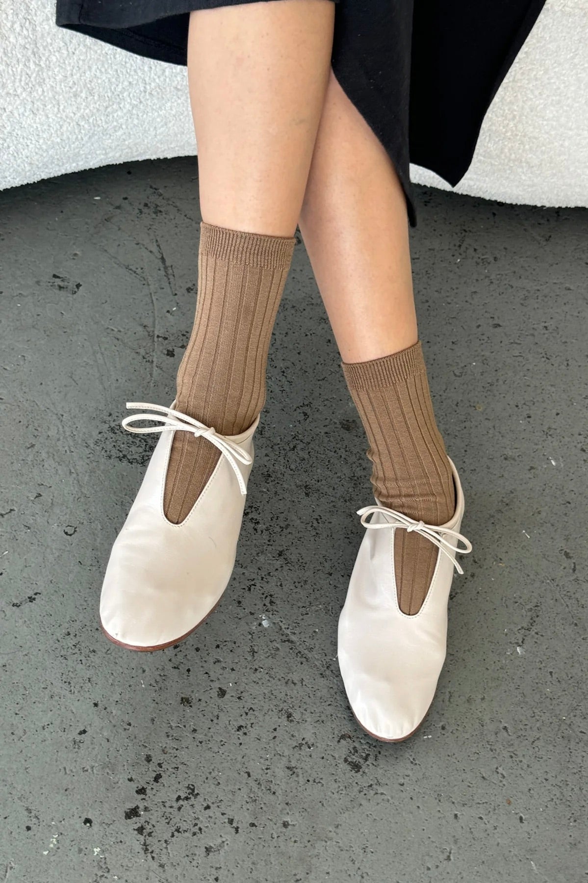 Le Bon Shoppe HER Socks / Dark Tan