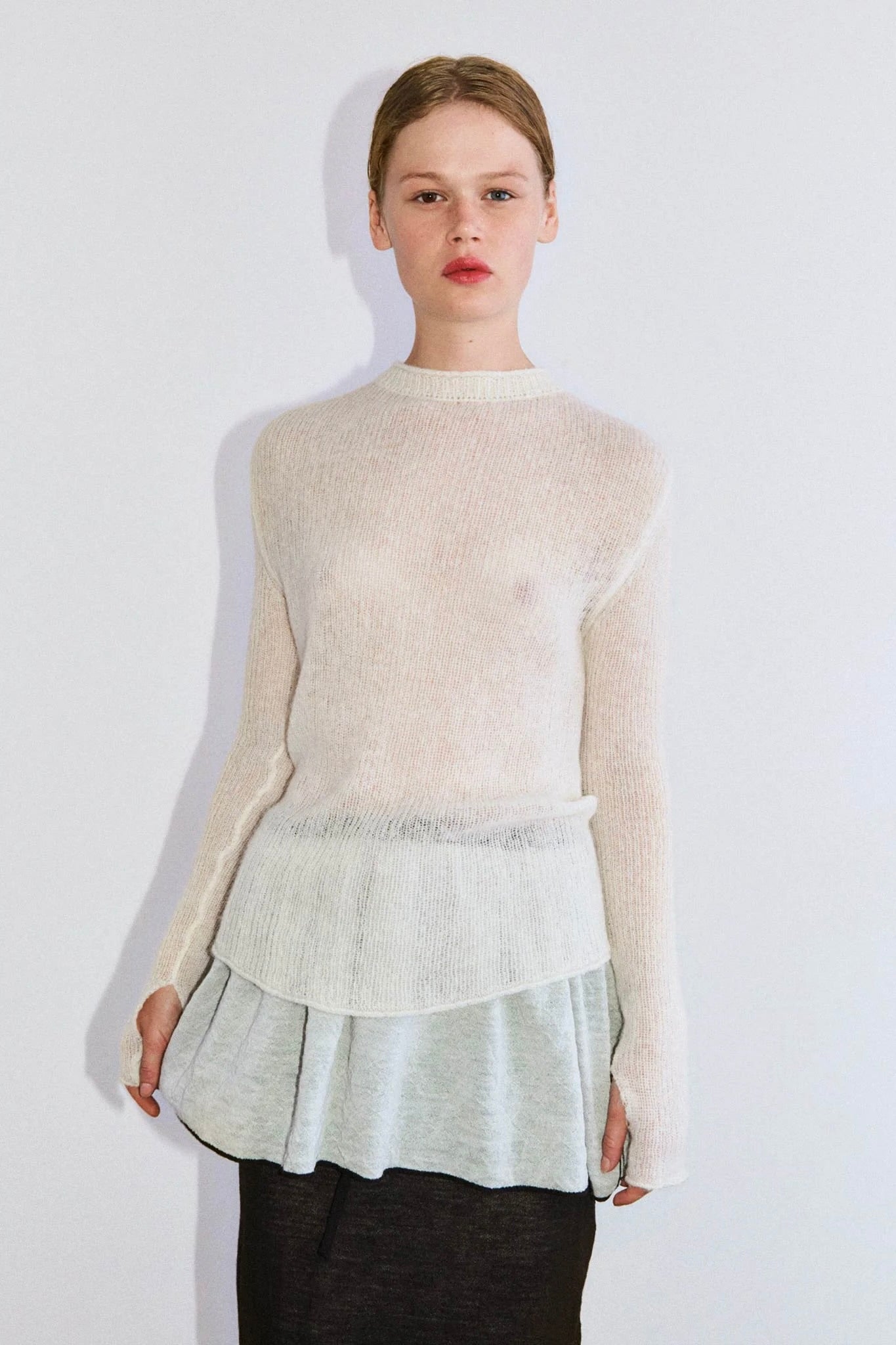 Rus Yubi Sweater / Chalk