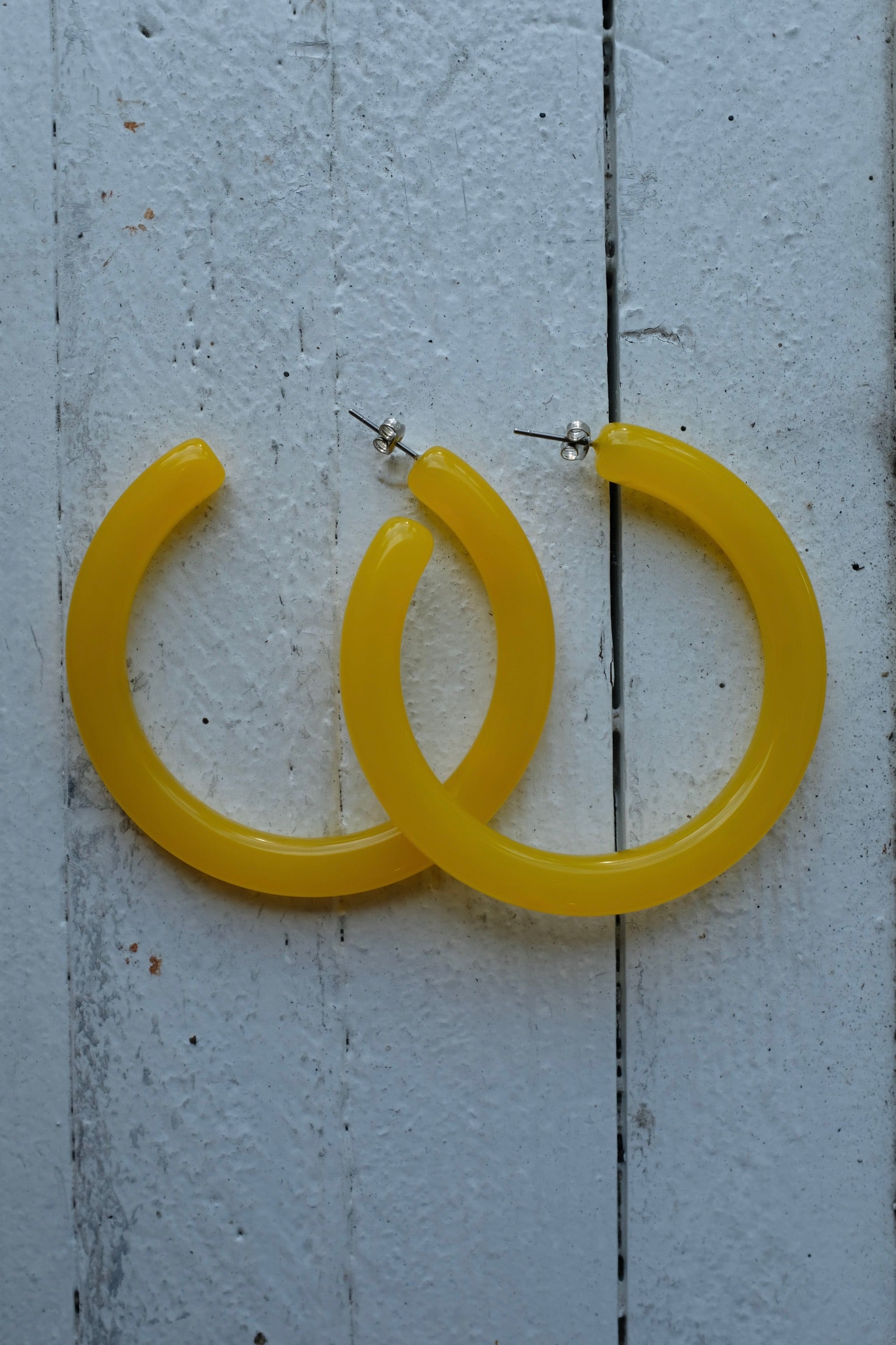 Pre-loved / Machete Bold Hoops / Yellow