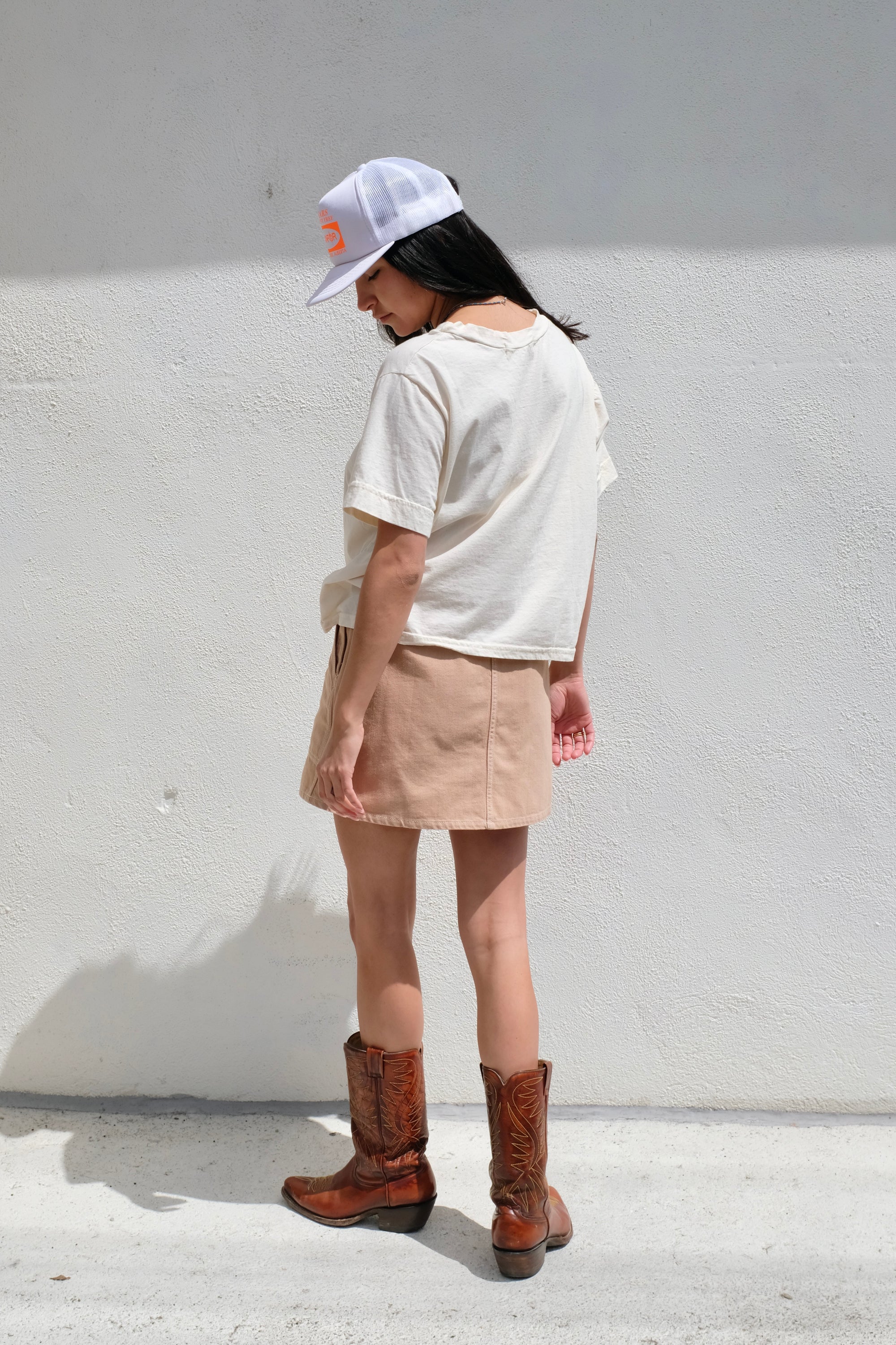 Wol Hide Box Tee / Natural