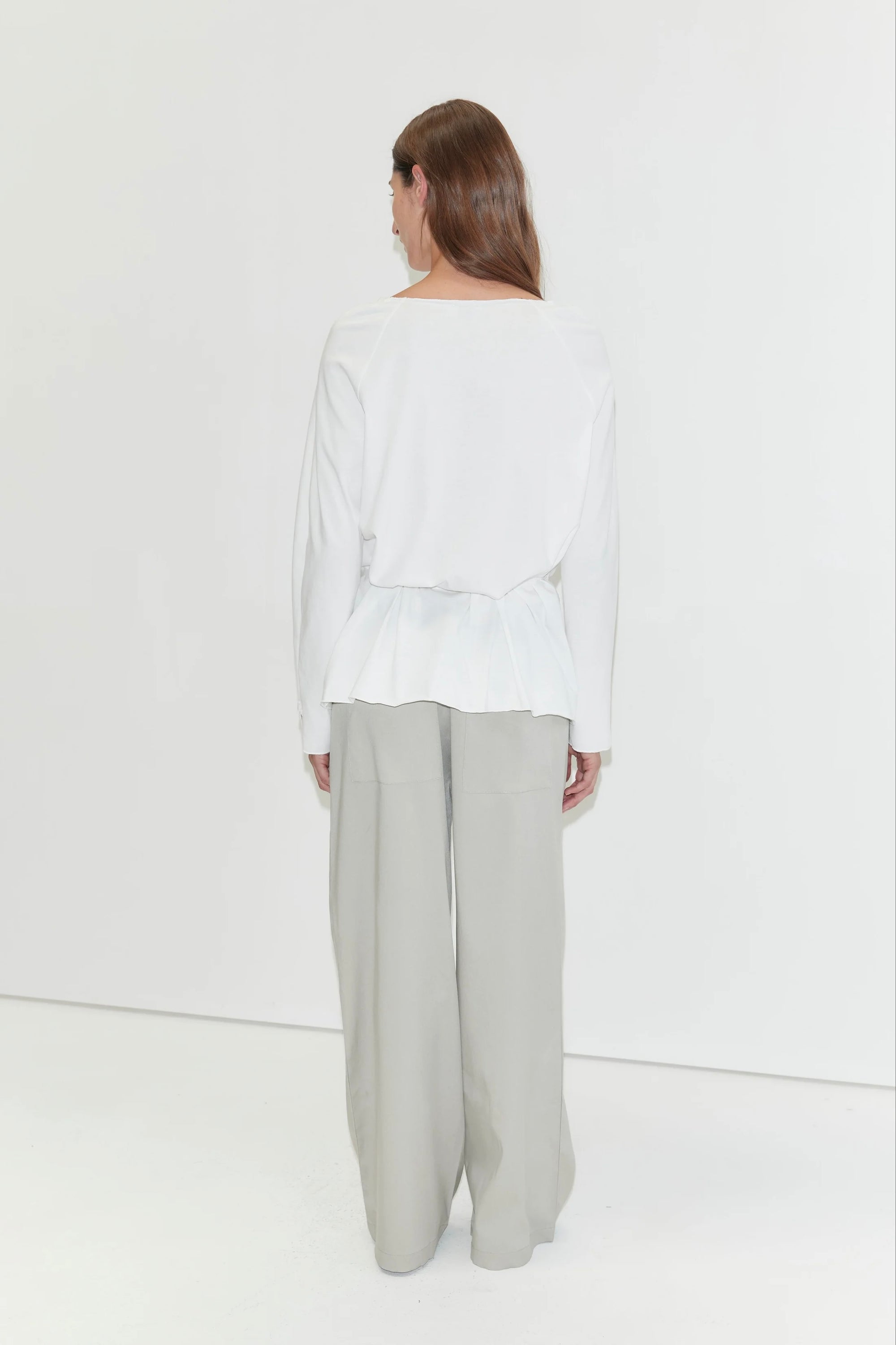 Deiji Wided Longsleeve / White