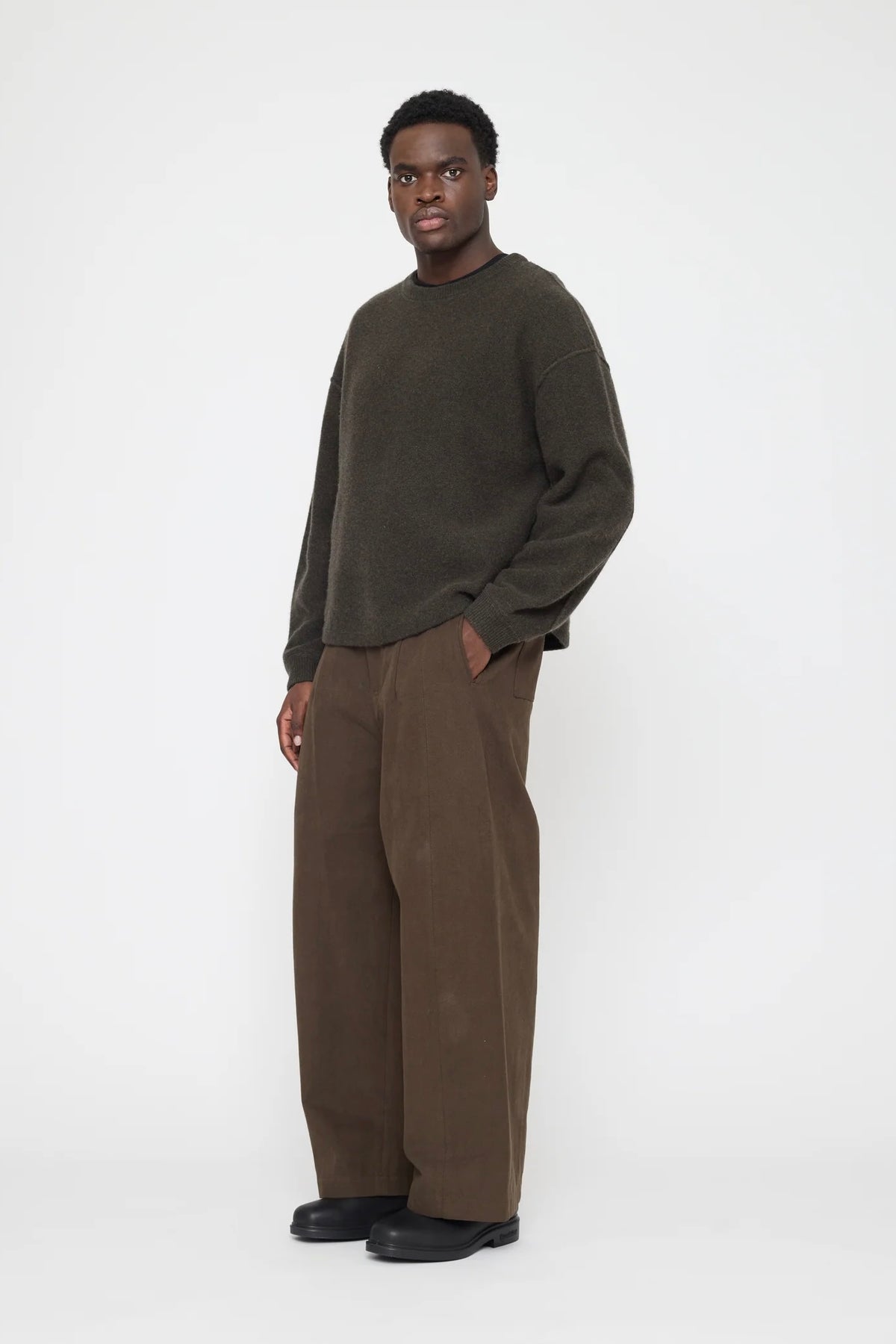 7115 by Szeki Signature Keepsake Jumper / Olive Brown