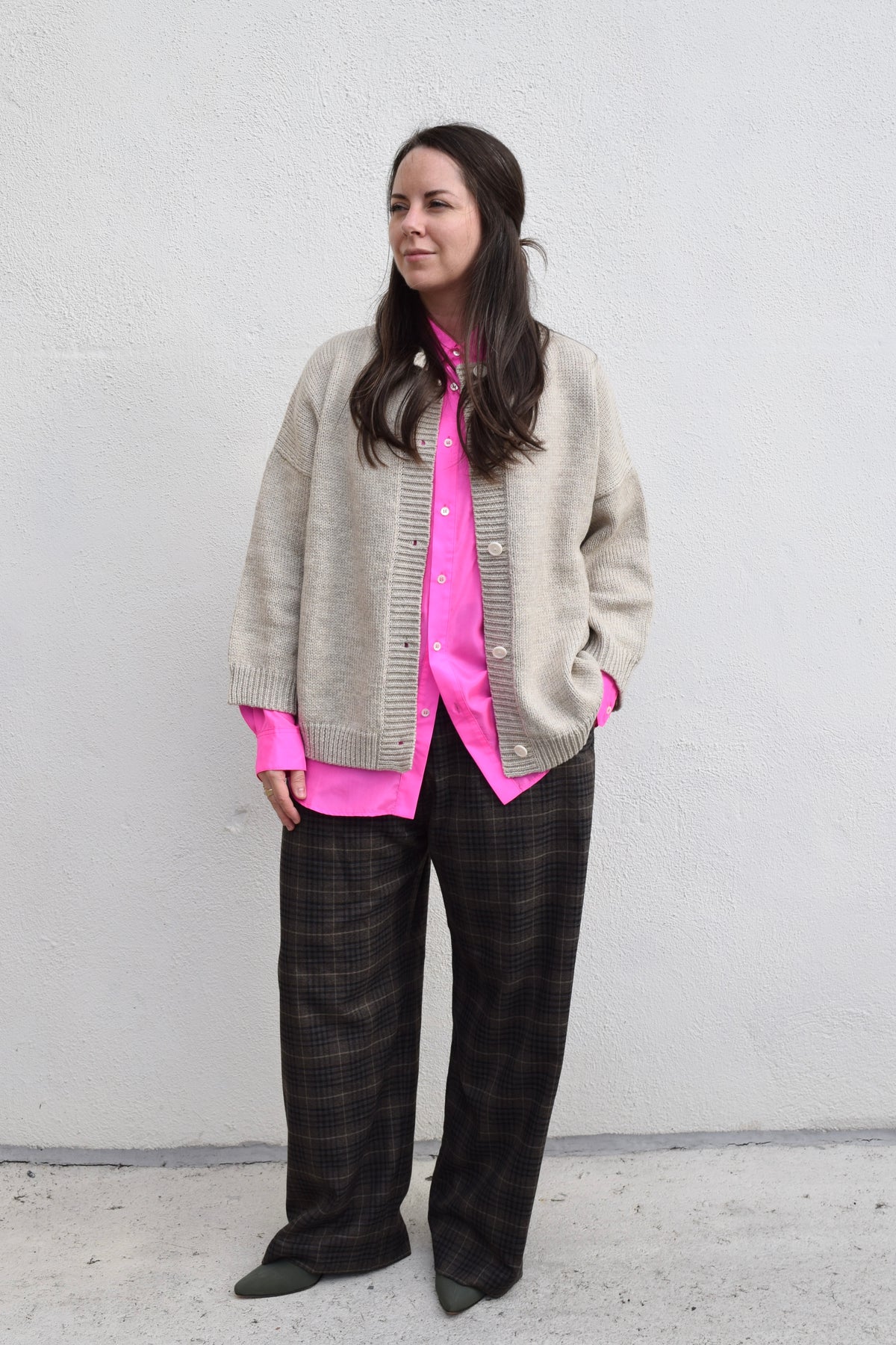 Le Fetiche Nico Silk Blouse / Neon Pink