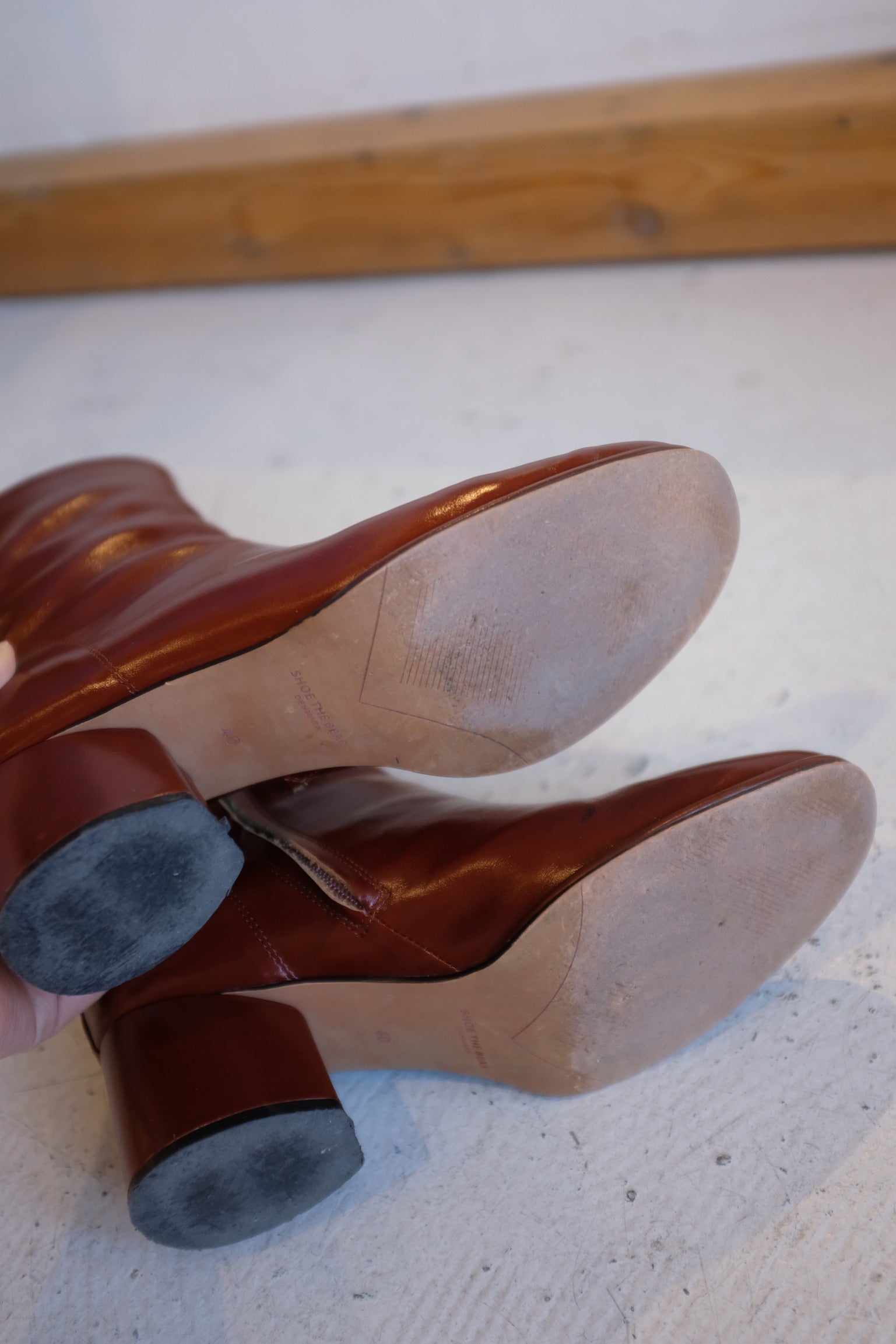 Pre-loved / Shoe the Bear Cognac Boots / Size 40