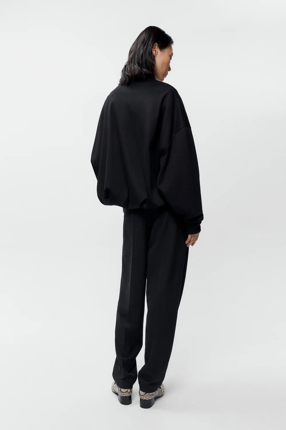 Cordera Balloon Quarter Zip / Black
