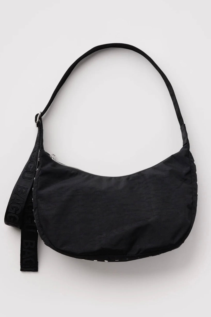 Baggu Medium Nylon Crescent Bag / Studs