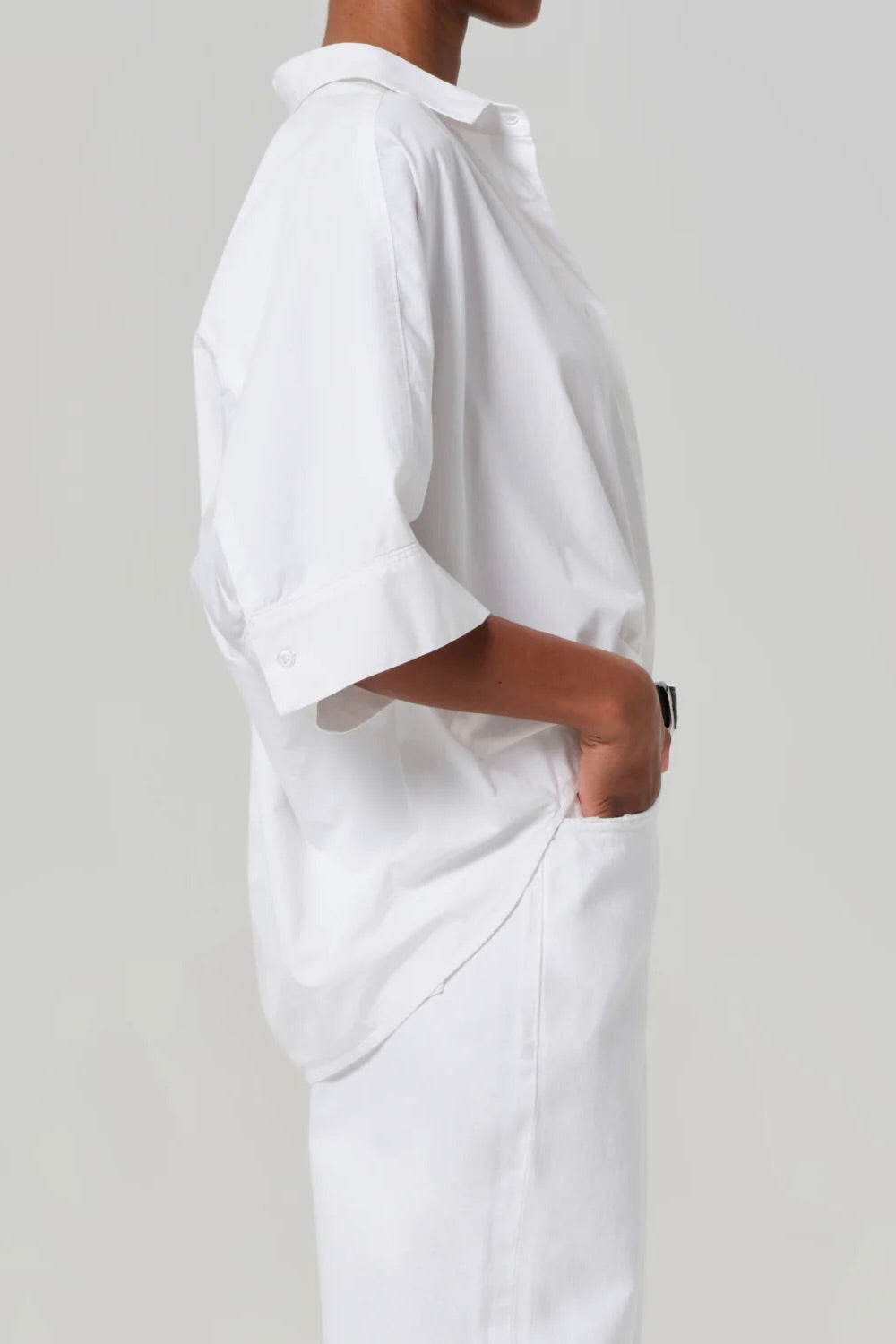 Citizens of Humanity Claire Origami Shirt / Optic White