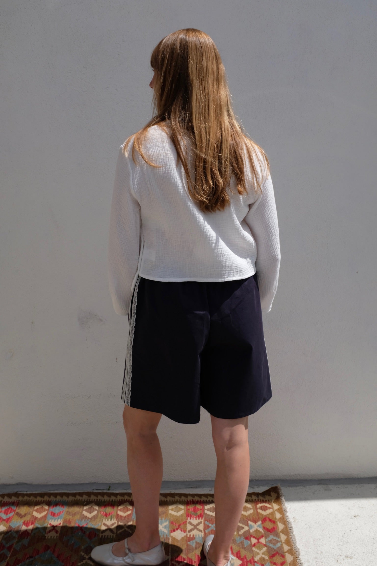 A Bronze Age Alfred Shorts / Navy Twill