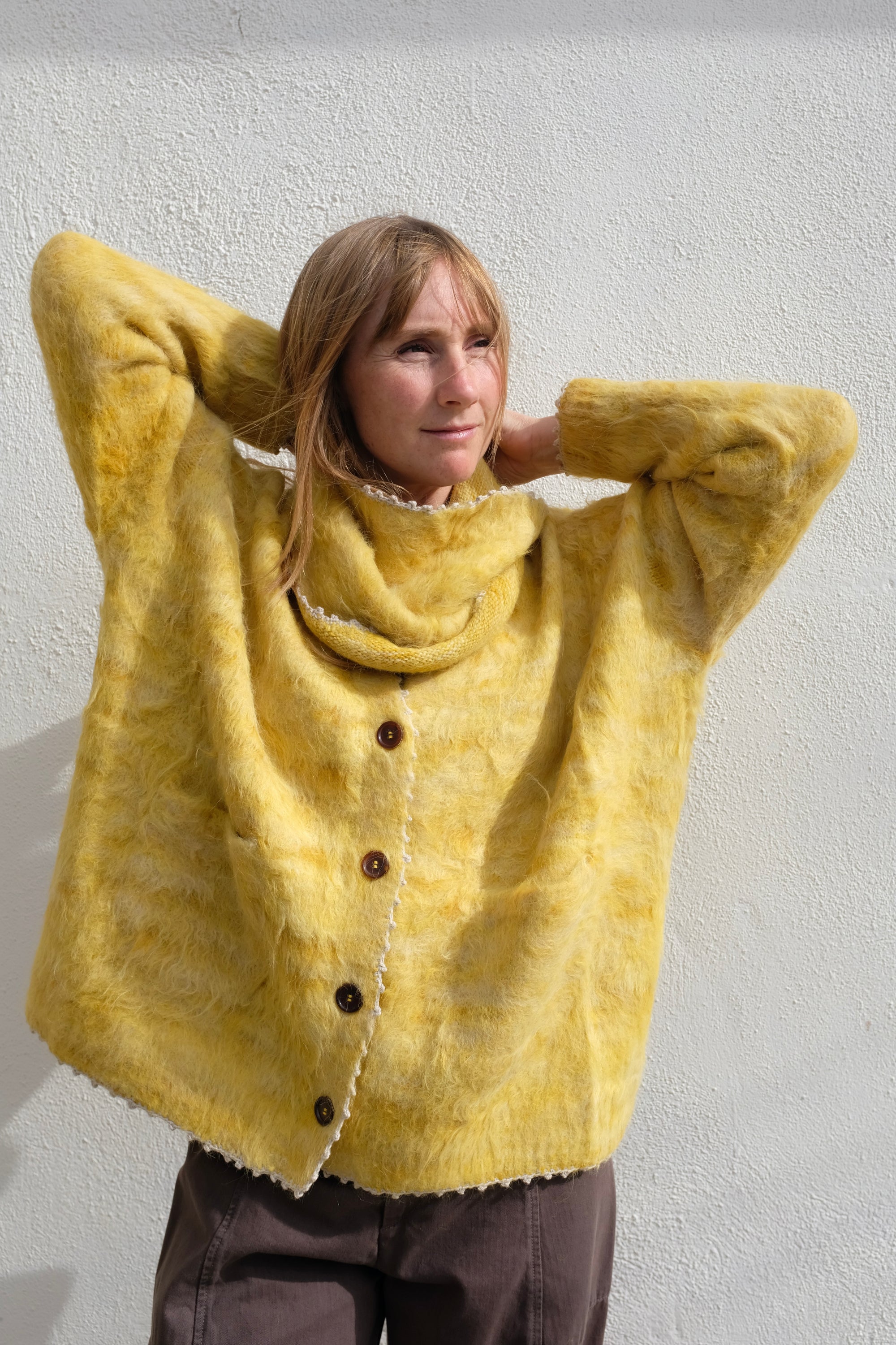Rachel Comey Vetta Scarf / Chartreuse Space Dye