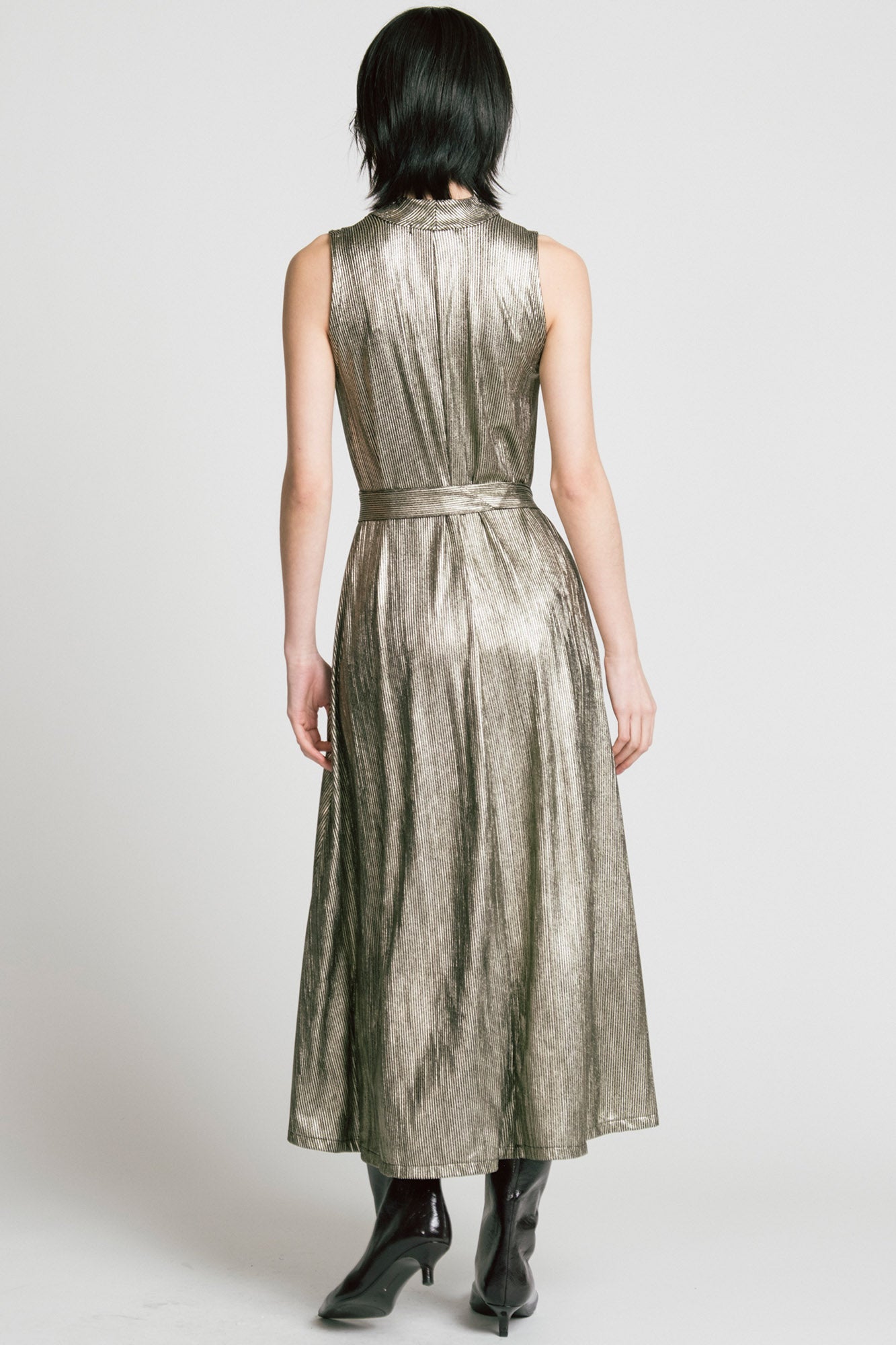 Allison Wonderland Swing Dress / Gold