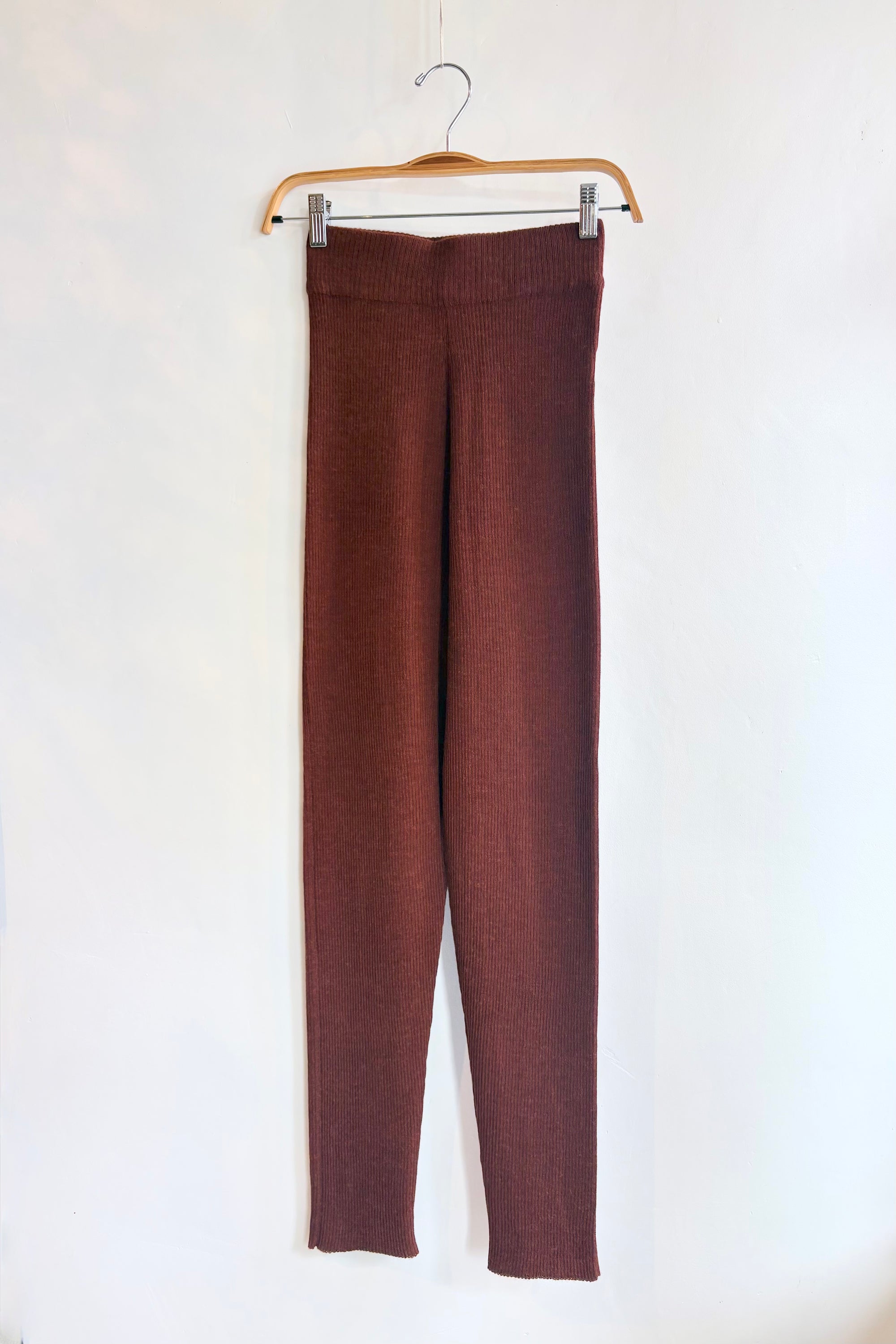 Pre-Loved / Wol Hide Ribbed Merino Wool Legging / Size M