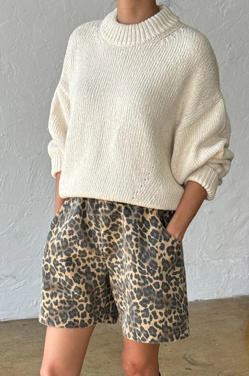 Le Bon Shoppe Zoe Cotton Sweater / Naturel
