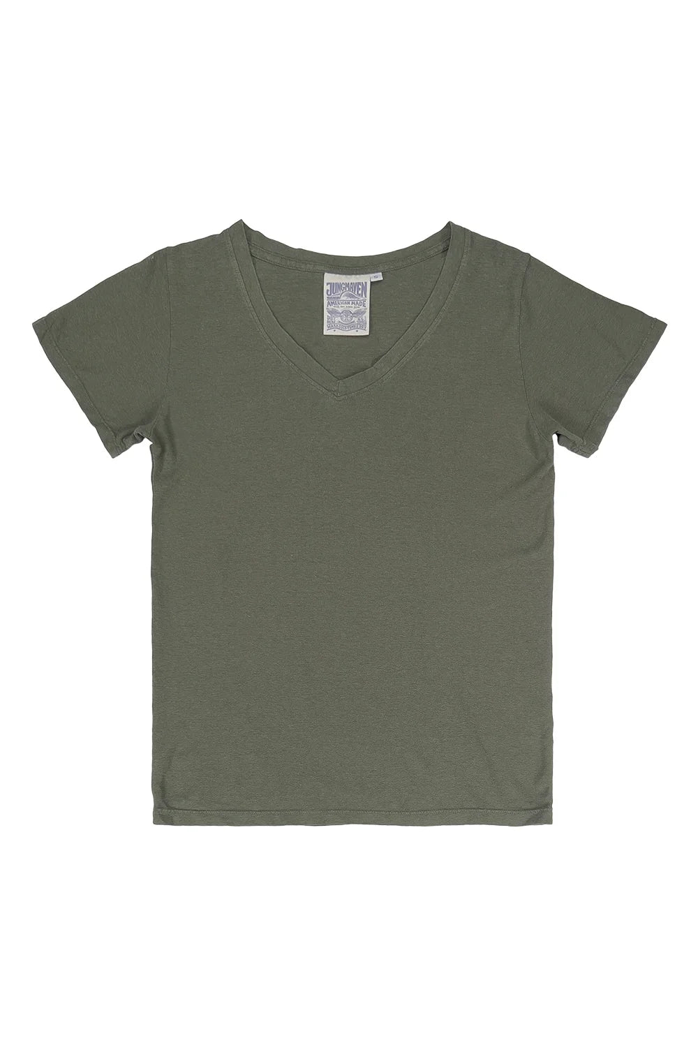 Paige V Neck / Olive Green