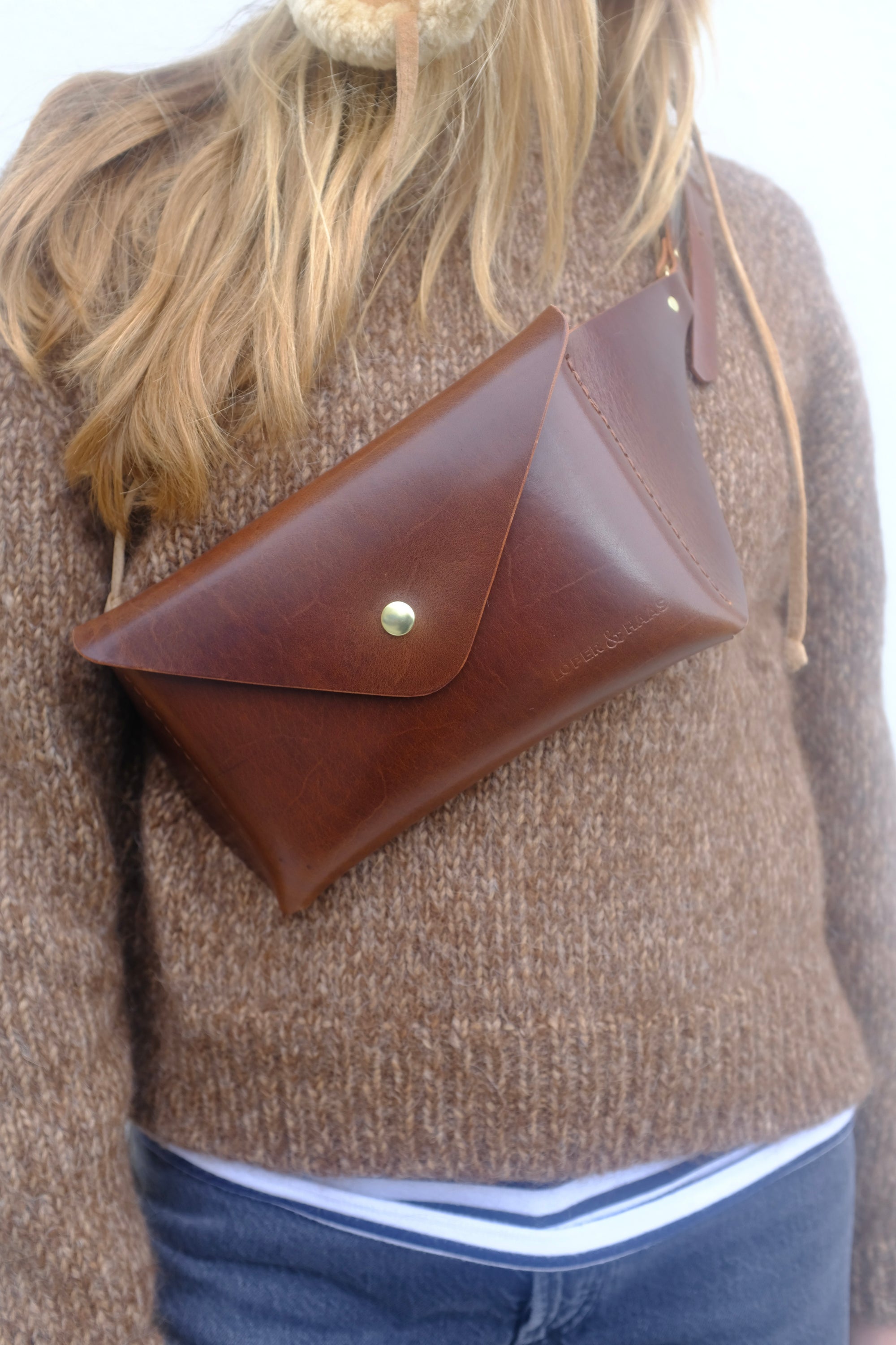 Loper & Haas Day Off Bag / Premium Italian Walnut