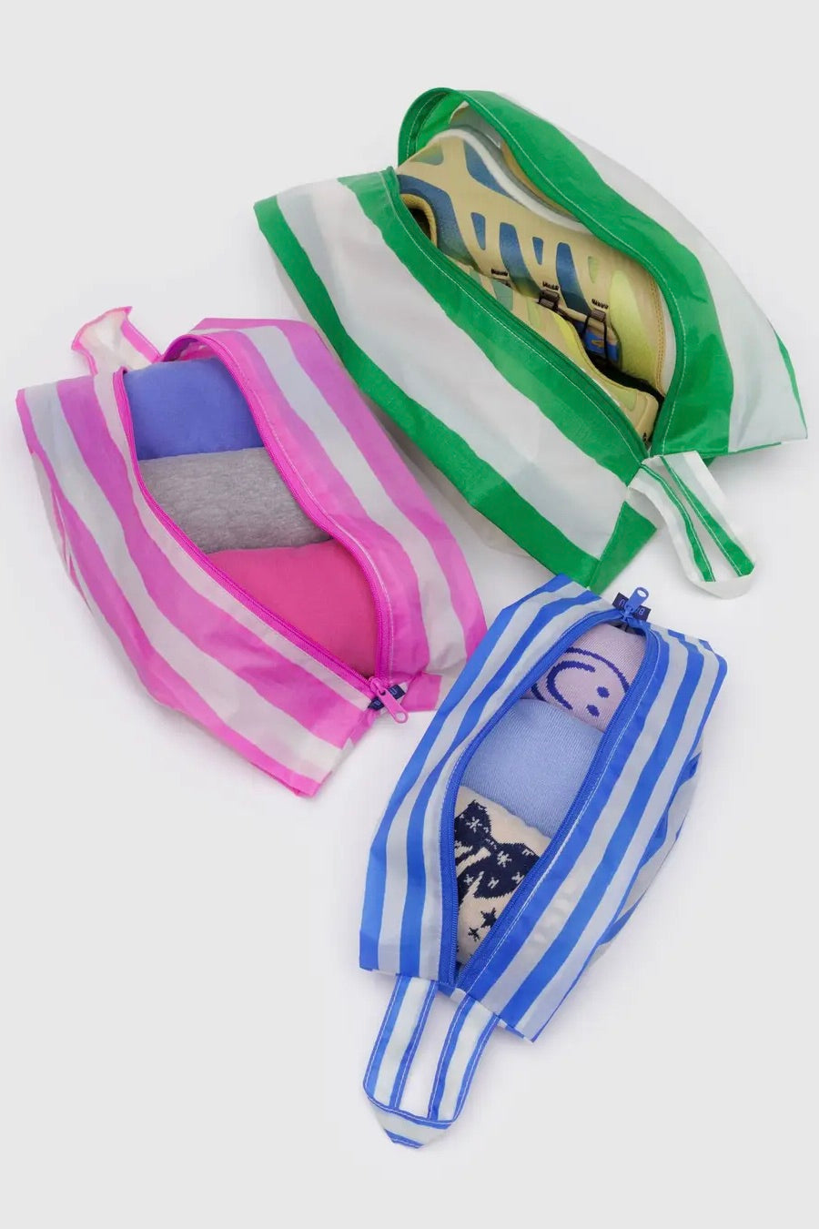 Baggu 3D Zip Set / Painted Stripe