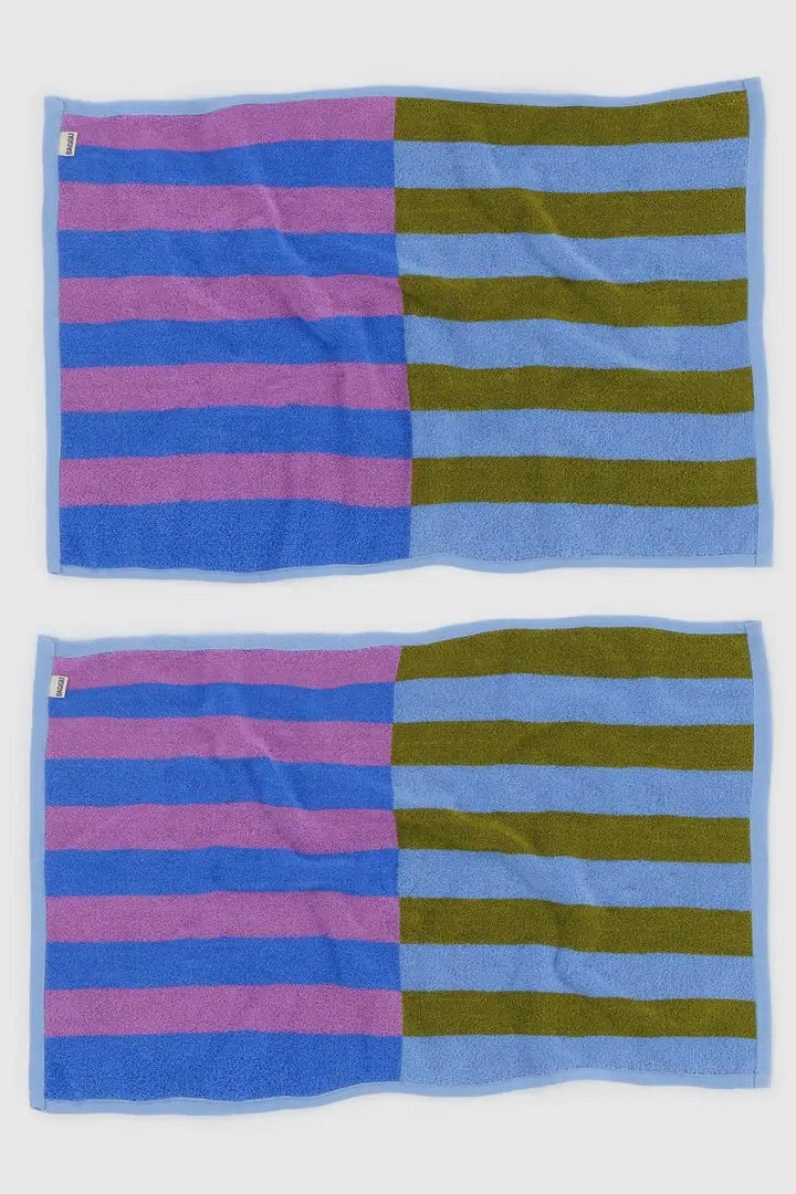 Baggu Hand Towel Set of 2 / Cabana Stripe Mix