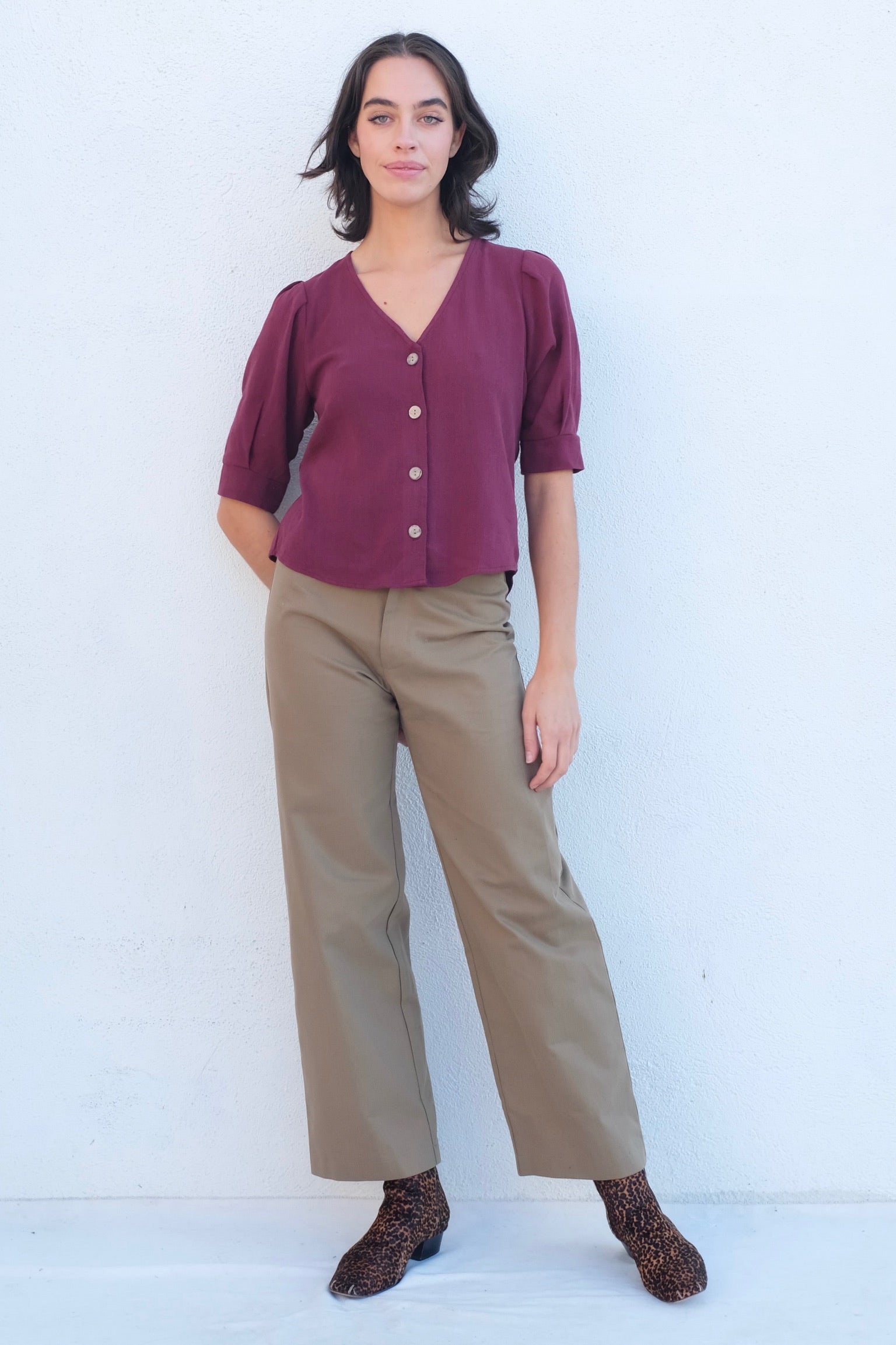 Dagg and Stacey Enora pant, Khaki