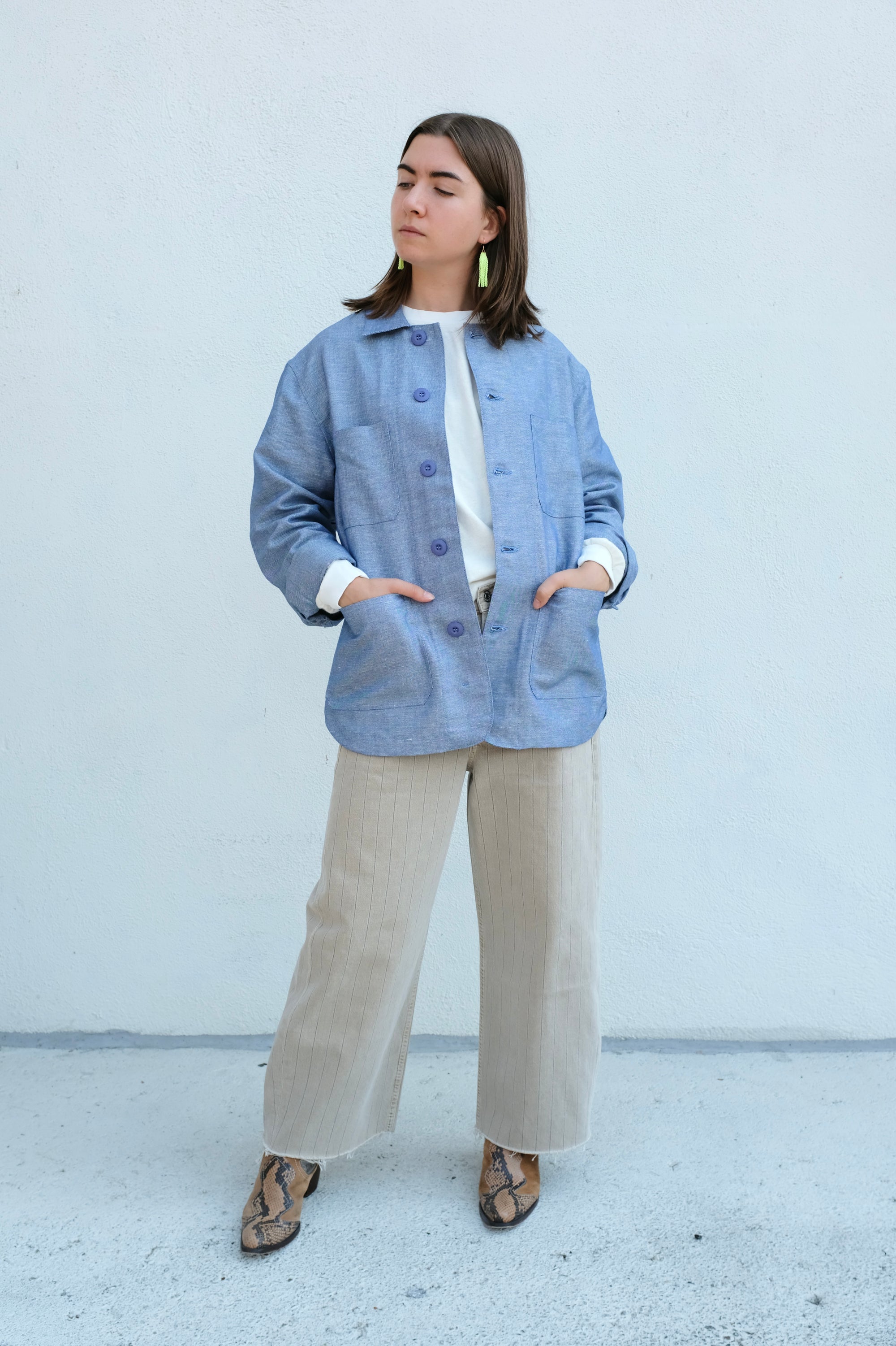 Jungmaven Beach Jacket / Lapis Blue