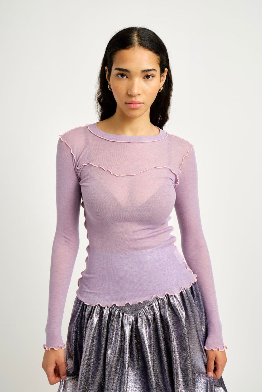 Eliza Faulkner Delia Top / Lilac