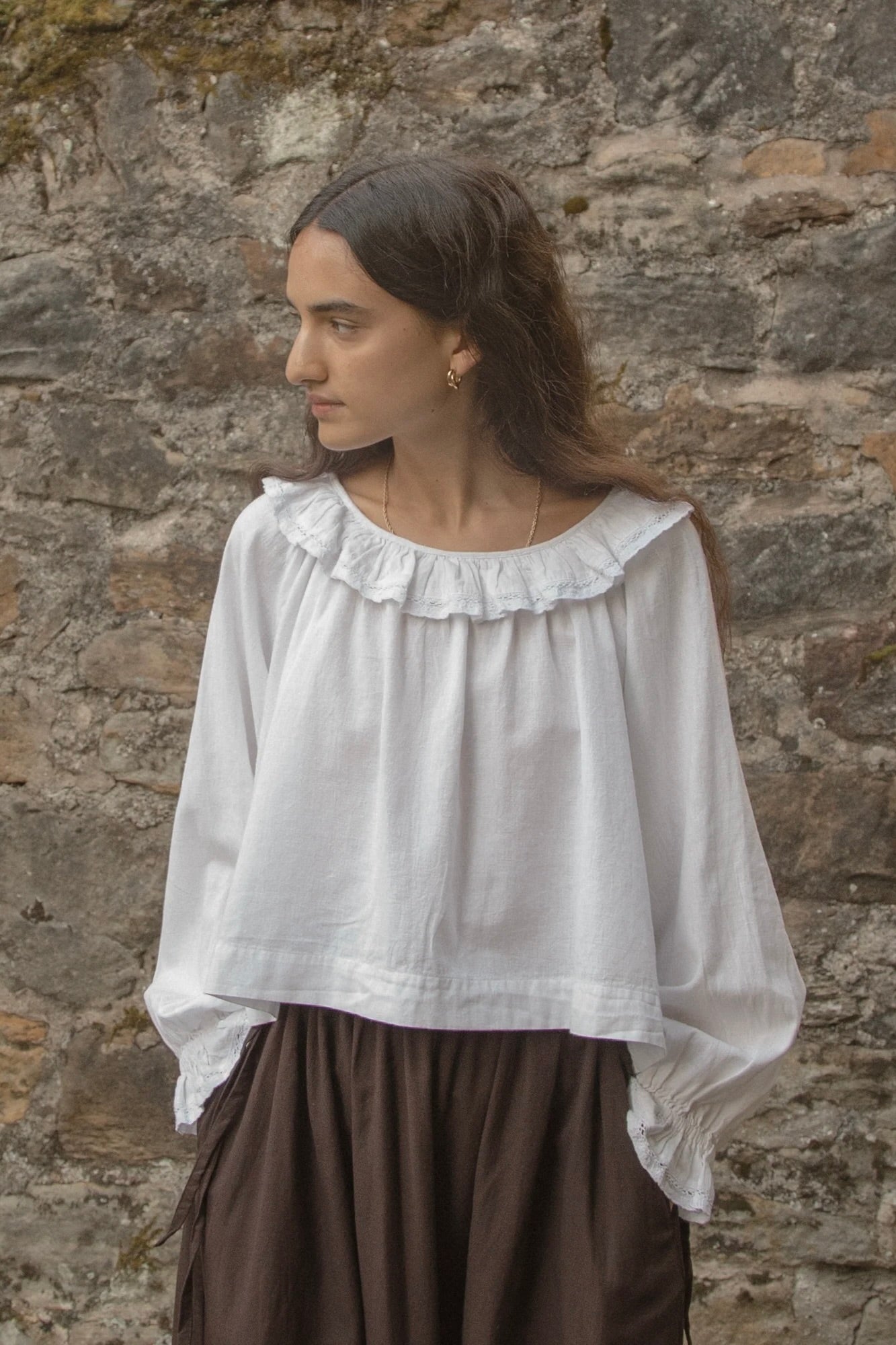 Gillian Stevens Freya Blouse / Ivory