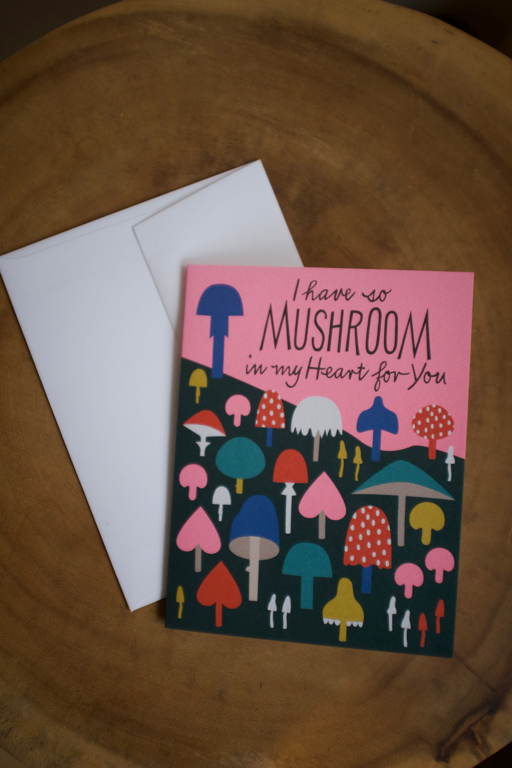 Banquet Note Card / I Have Mushroom In My HeartBanquet Note Card / I Have Mushroom In My Heart
