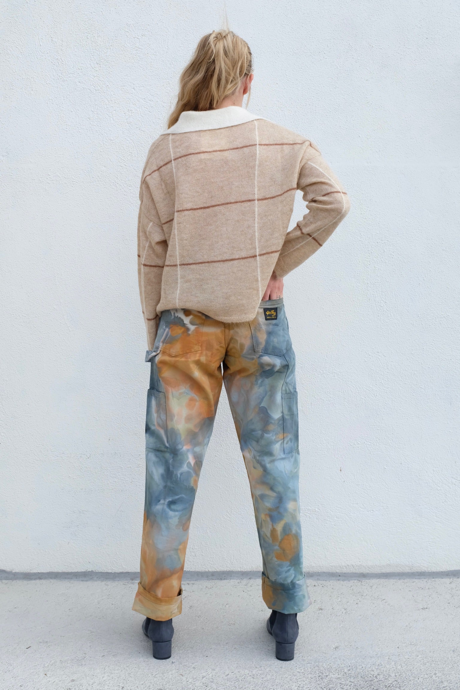 Cordera Suri Plaid Polo Sweater / Avene