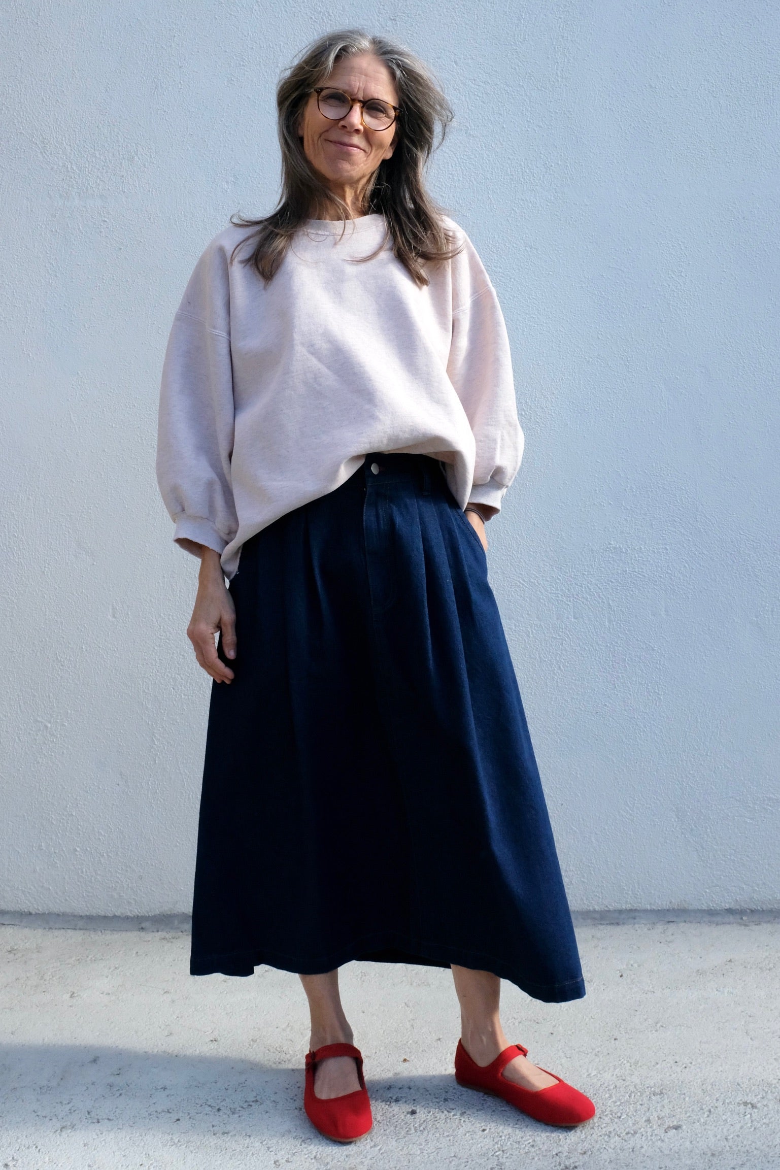 Le Bon Shoppe Farm Girl Skirt / Raw Denim