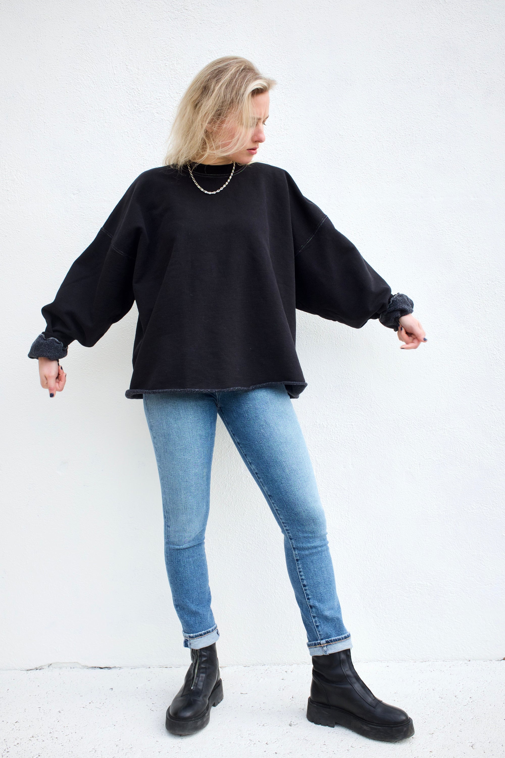 Rachel Comey Fonder Sweatshirt / Charcoal