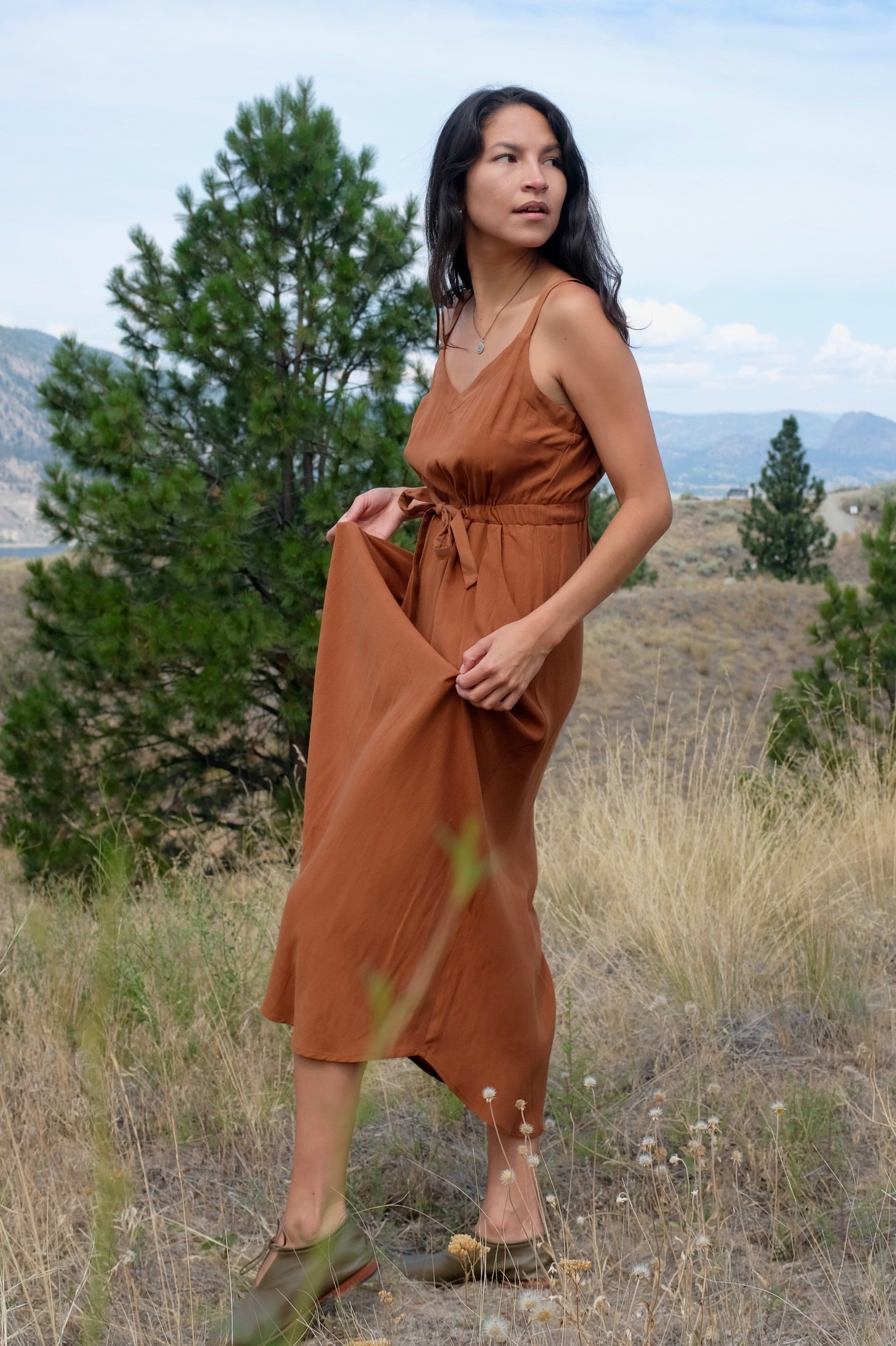 Cokluch Canna Dress / Copper