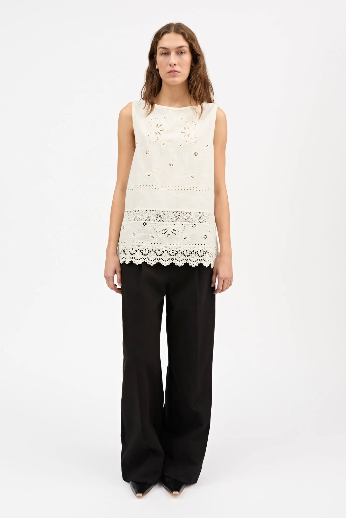 Tallulah Top / Antique White